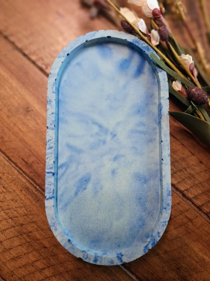 Arch Tray | Blue Marble
