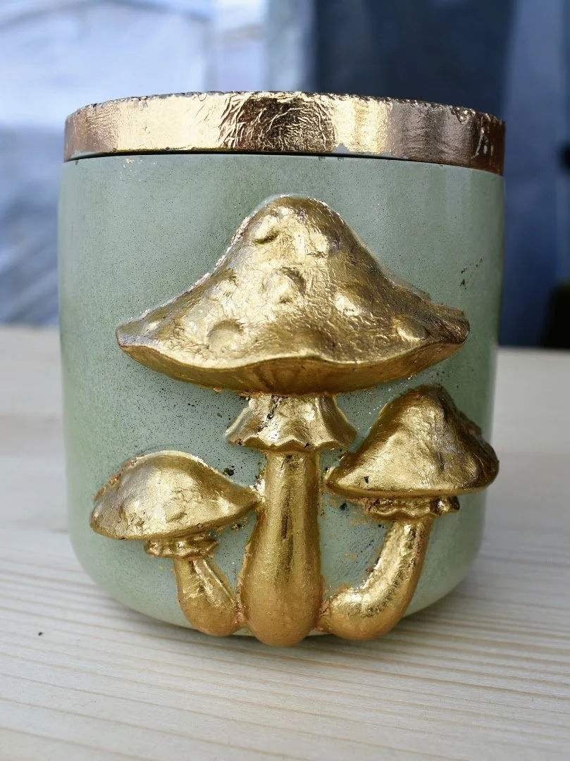 Mushroom Vessel with Lid | Custom
