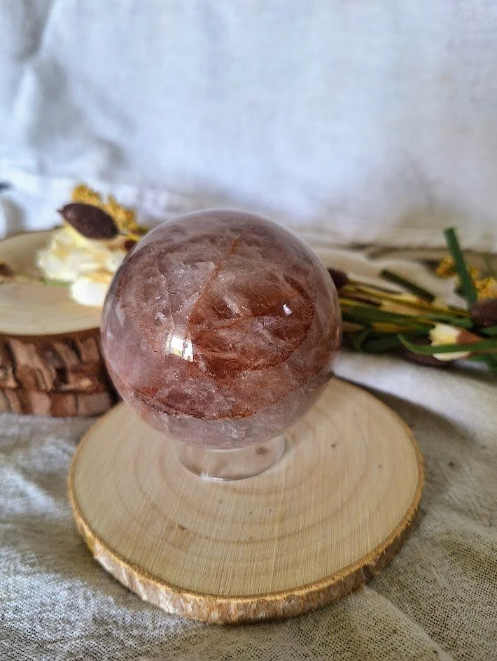 Fire Quartz Sphere | 61mm