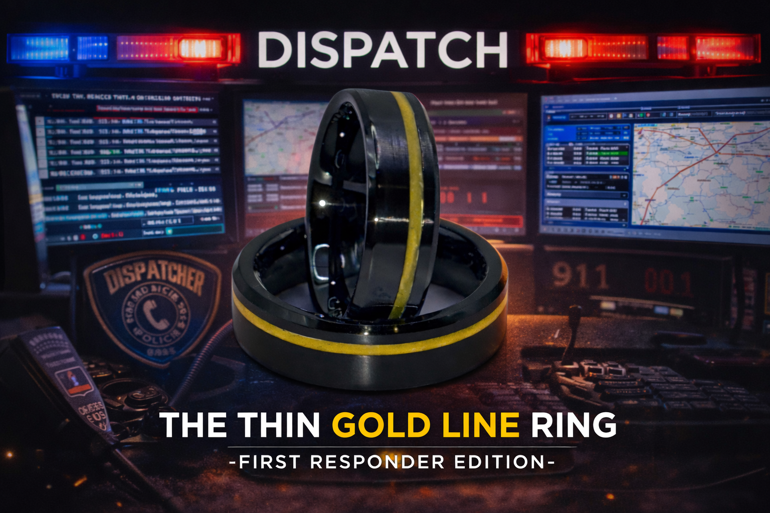 The Thin Gold Line Ring
