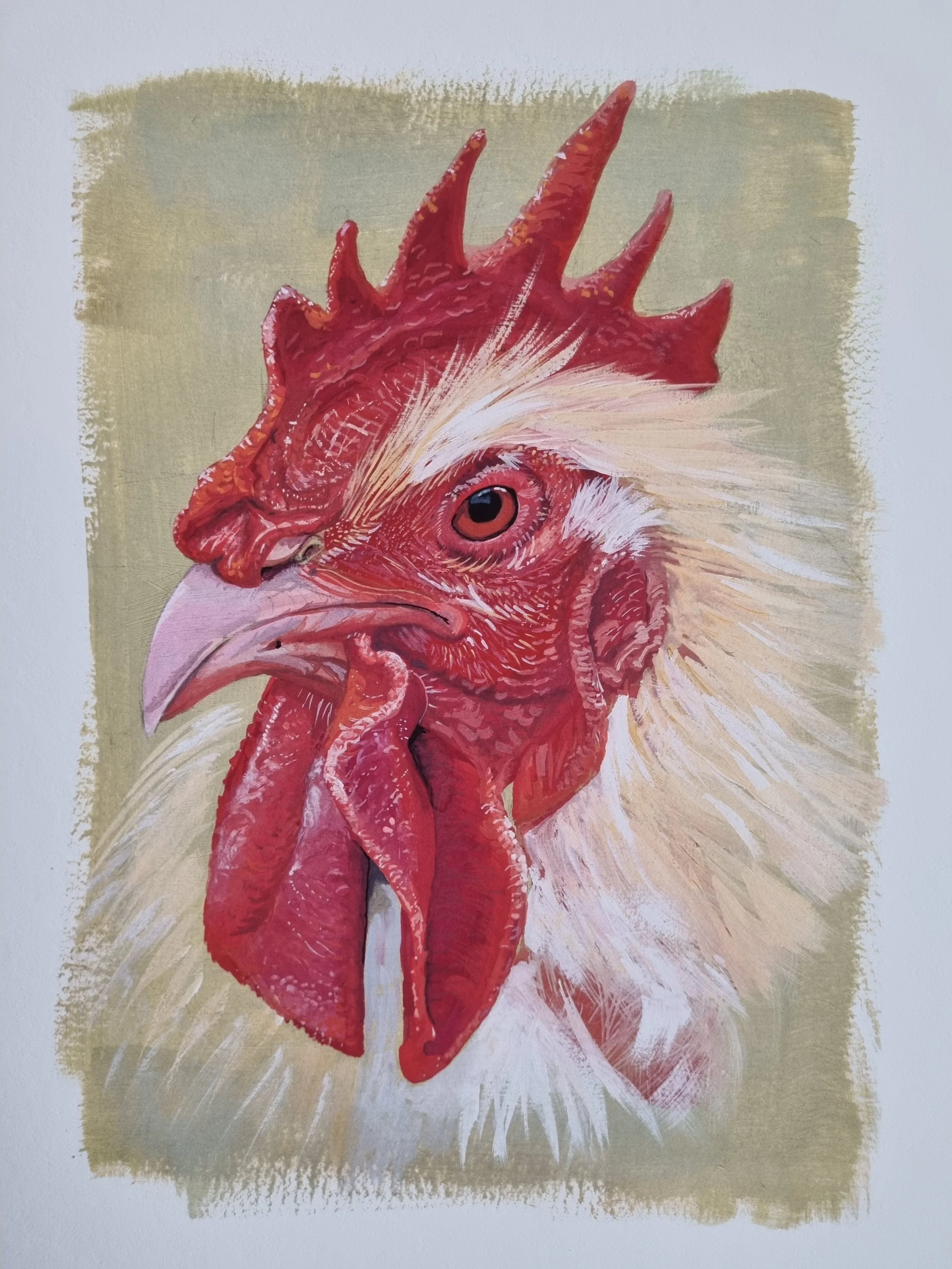 Old Red (Limited Edition Giclee High Quality Print)