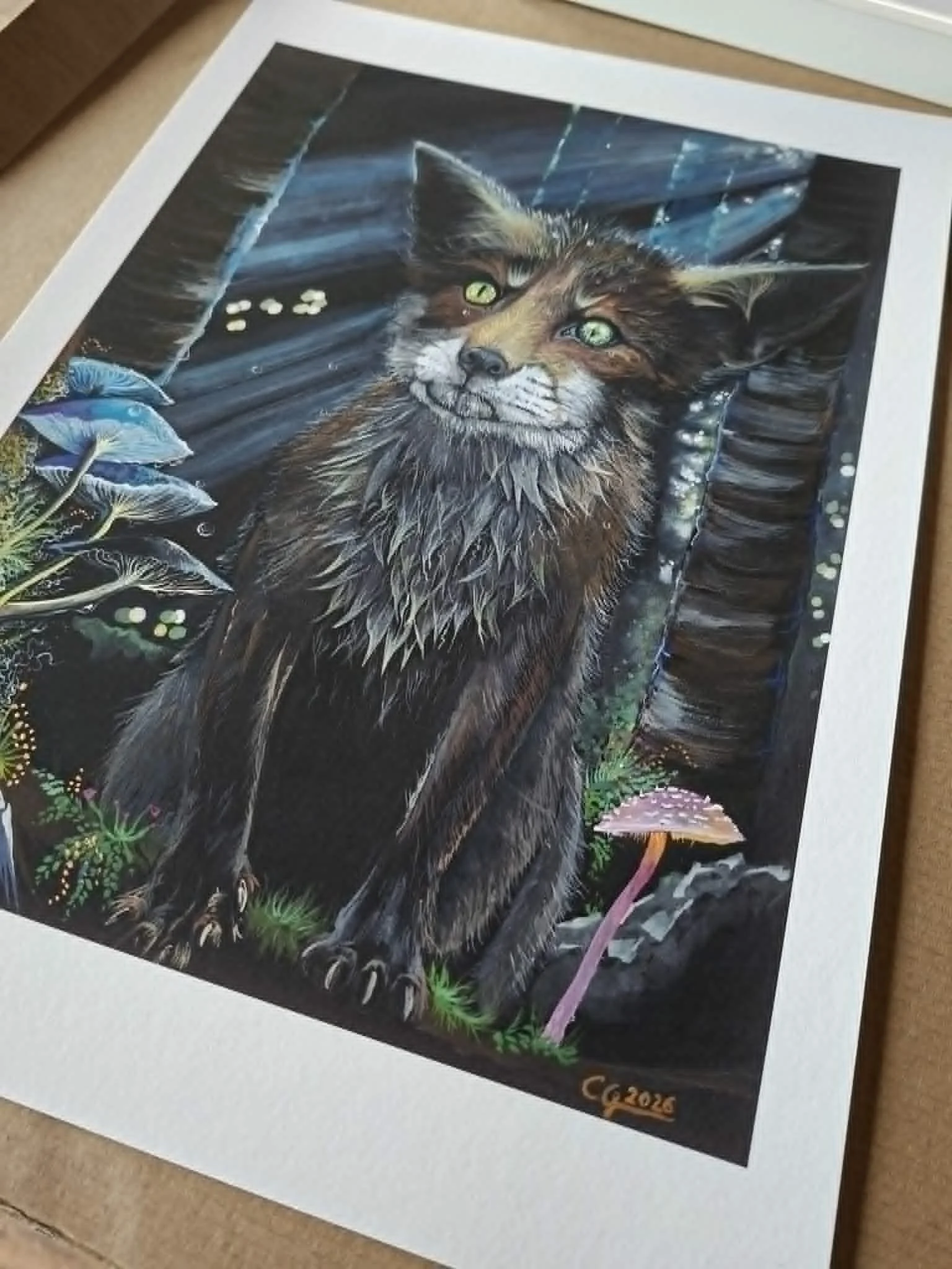 "The Forest Knowing" -  (Framed Limited edition Giclee Print)