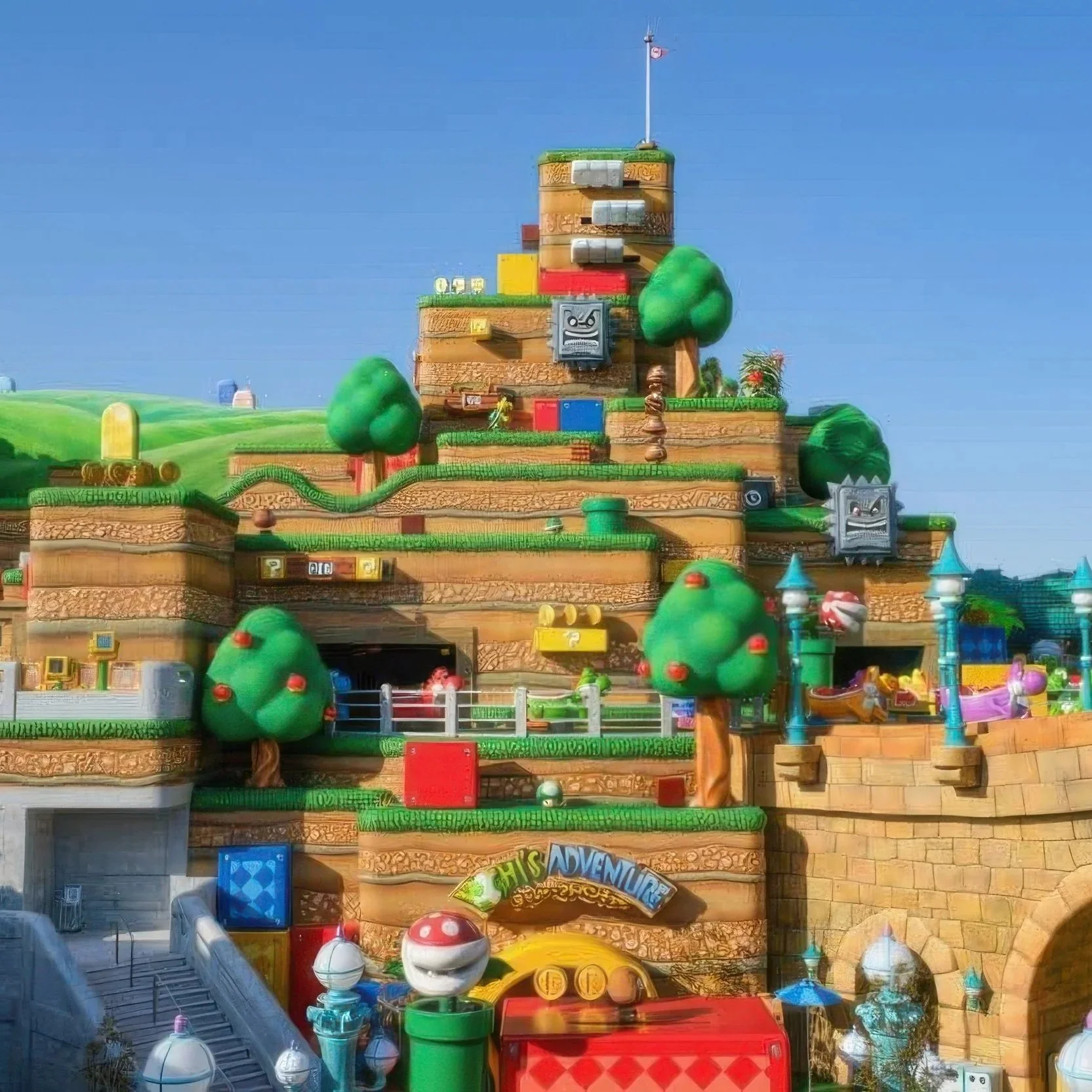 We collaborated with Nintendo to develop the world’s first Super Nintendo World in Japan—a highly engaging land featuring state-of-the-art attractions, retail, food and beverage, and interactive experiences
