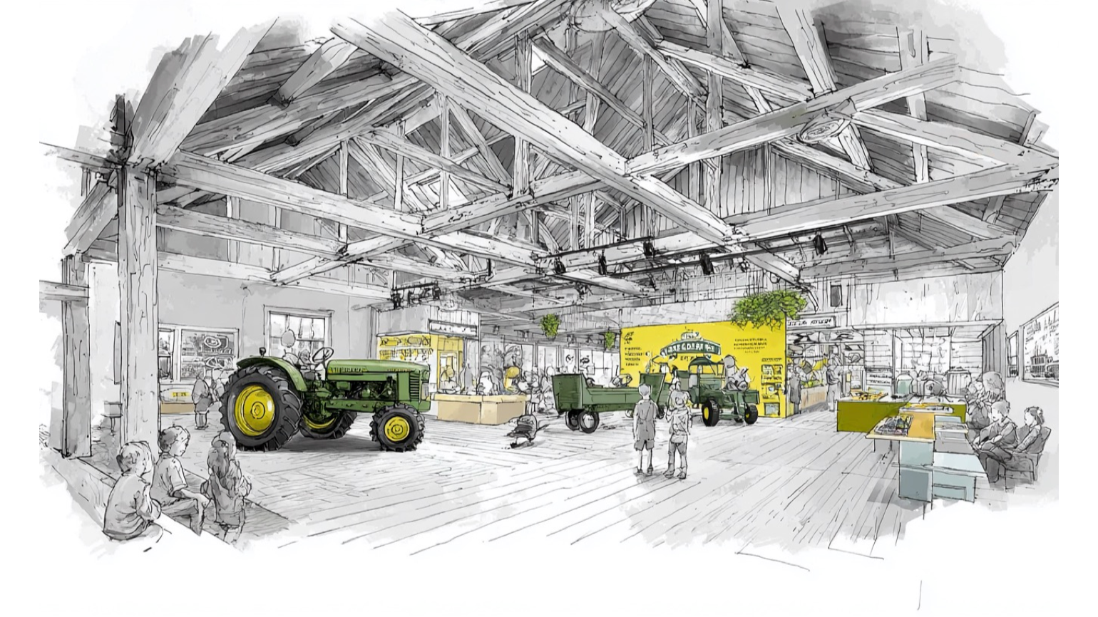 Experience strategy for a leading tractor manufacturer, including the development of an immersive showroom to strengthen brand engagement.