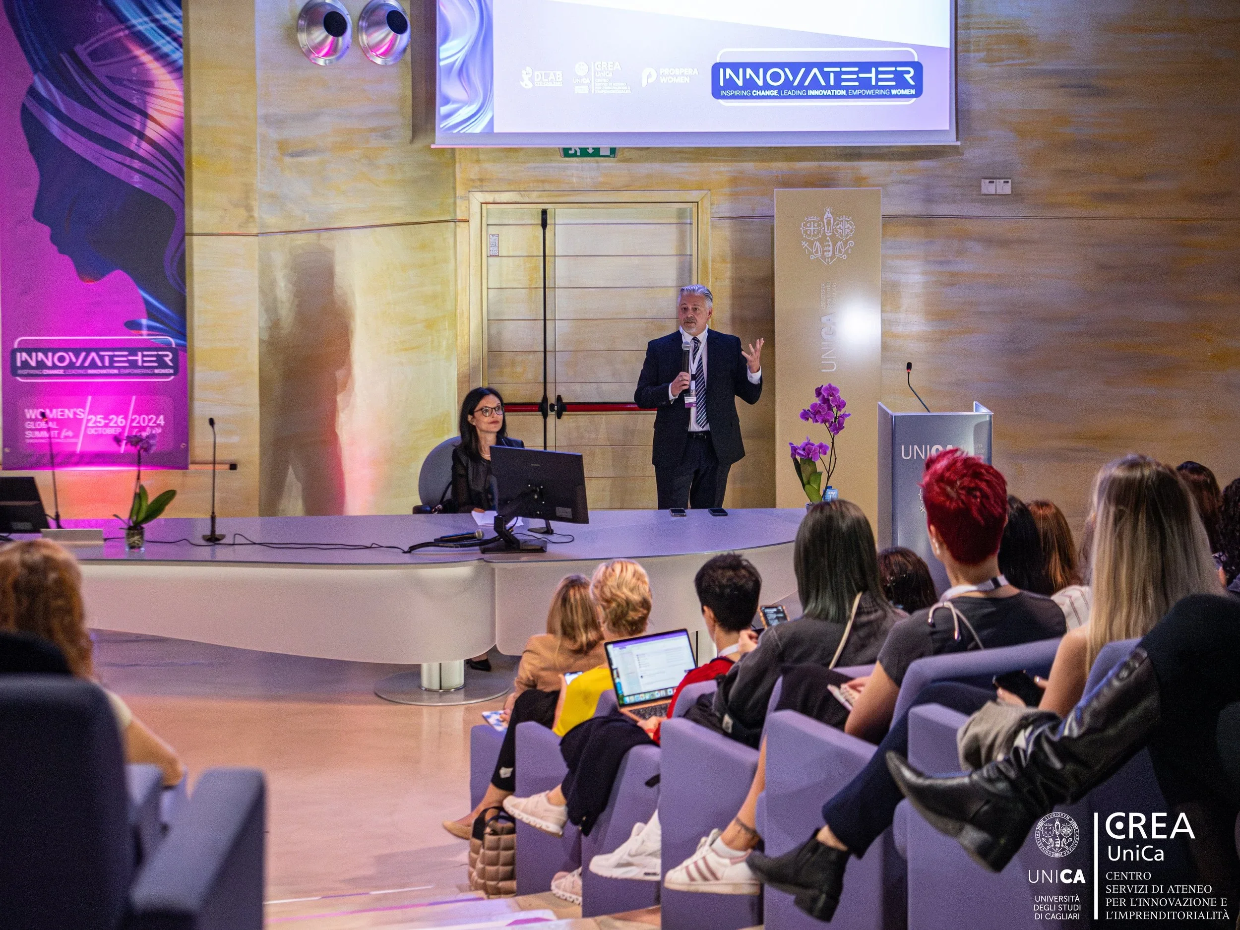 Alfredo at InnovateHer Summit 2024 - Cagliari, Italy