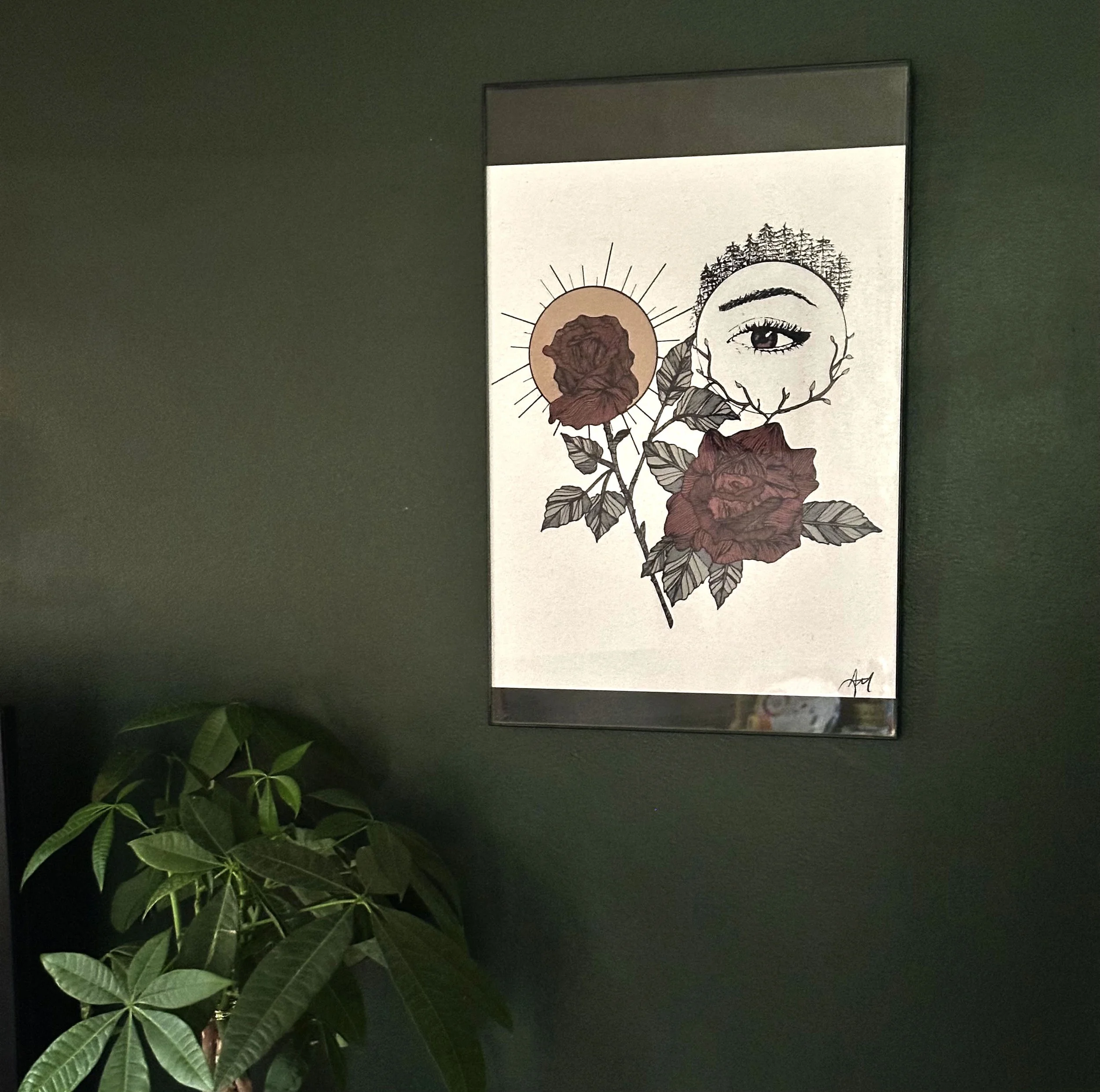 Of Wild Roses Print