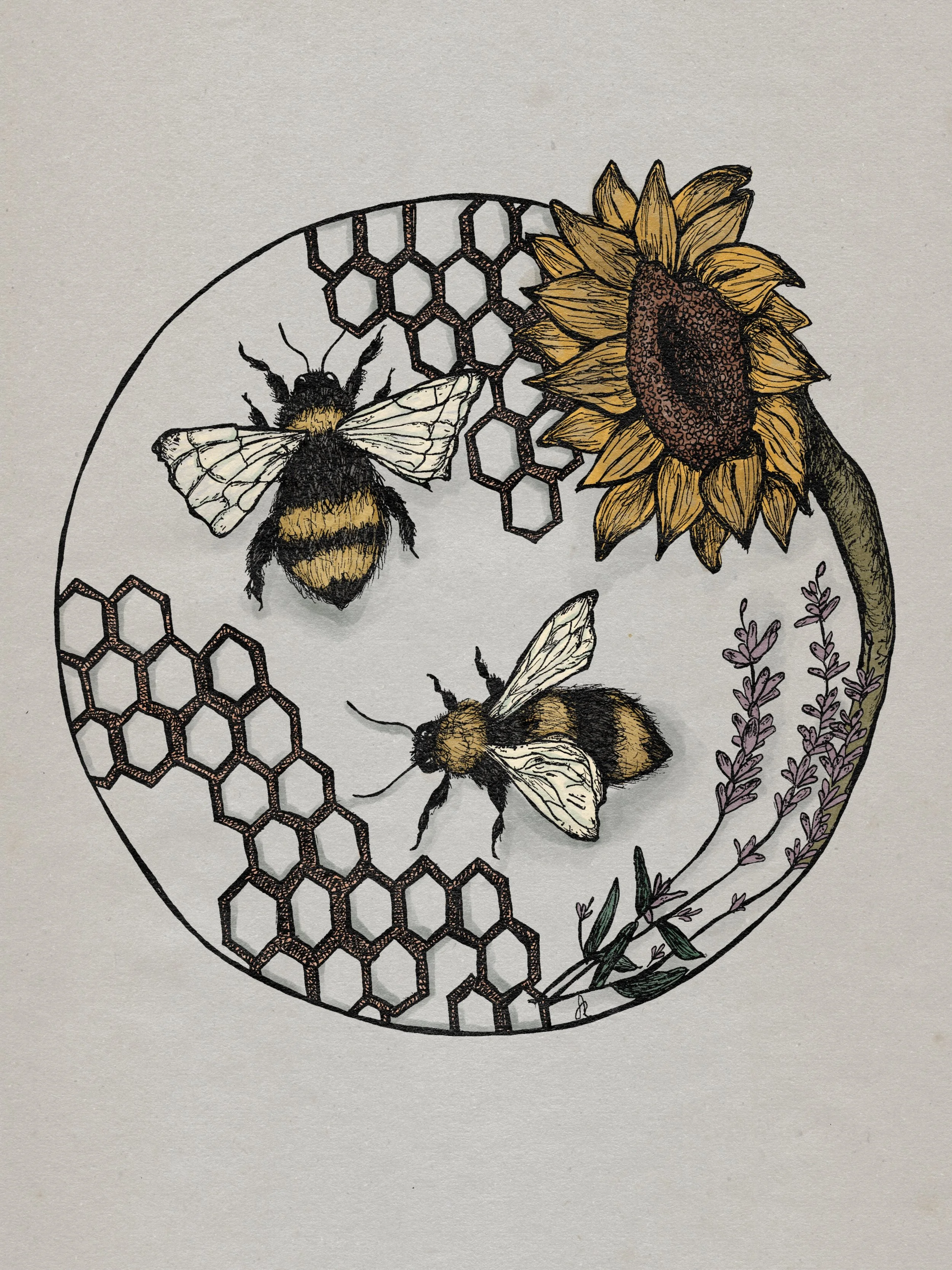 Lavender Honey Print
