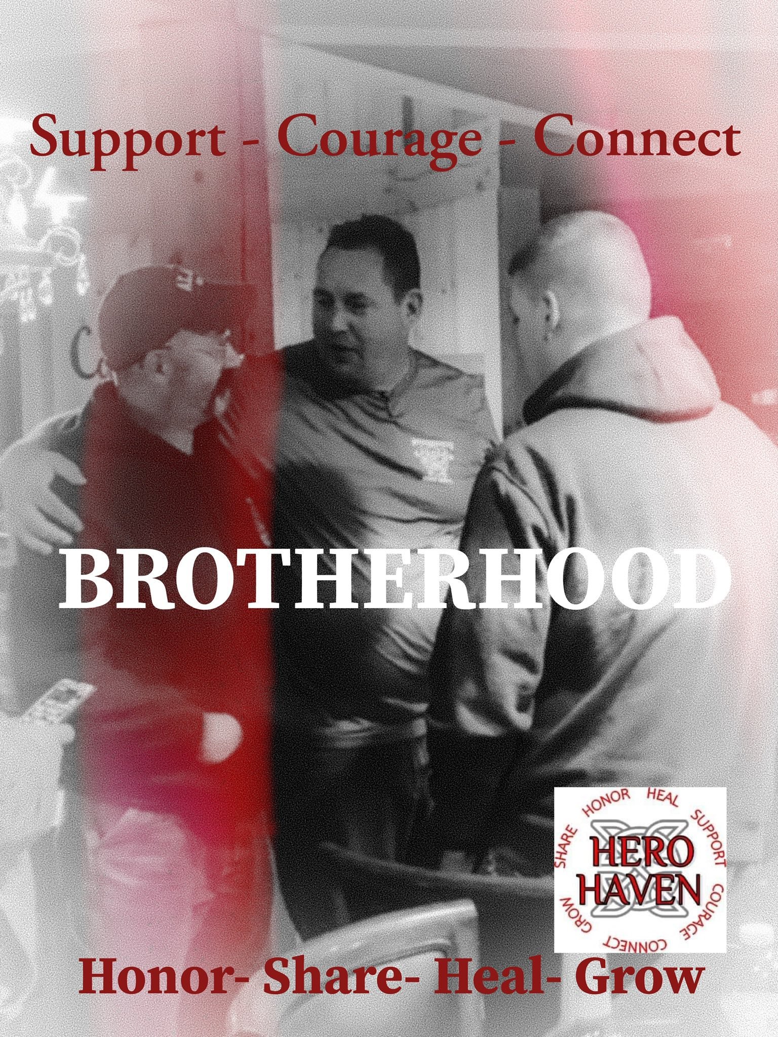 Hero Haven has a focus on brotherhood, honor, sharing, healing, and growing