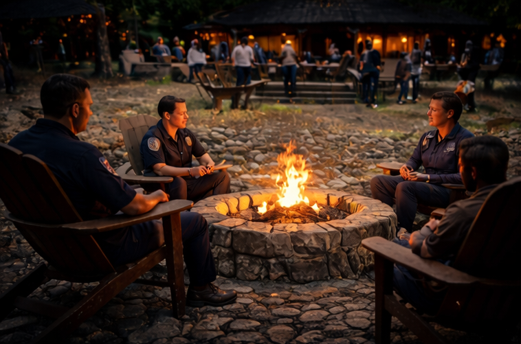 First responders in retreat at dusk 1.png