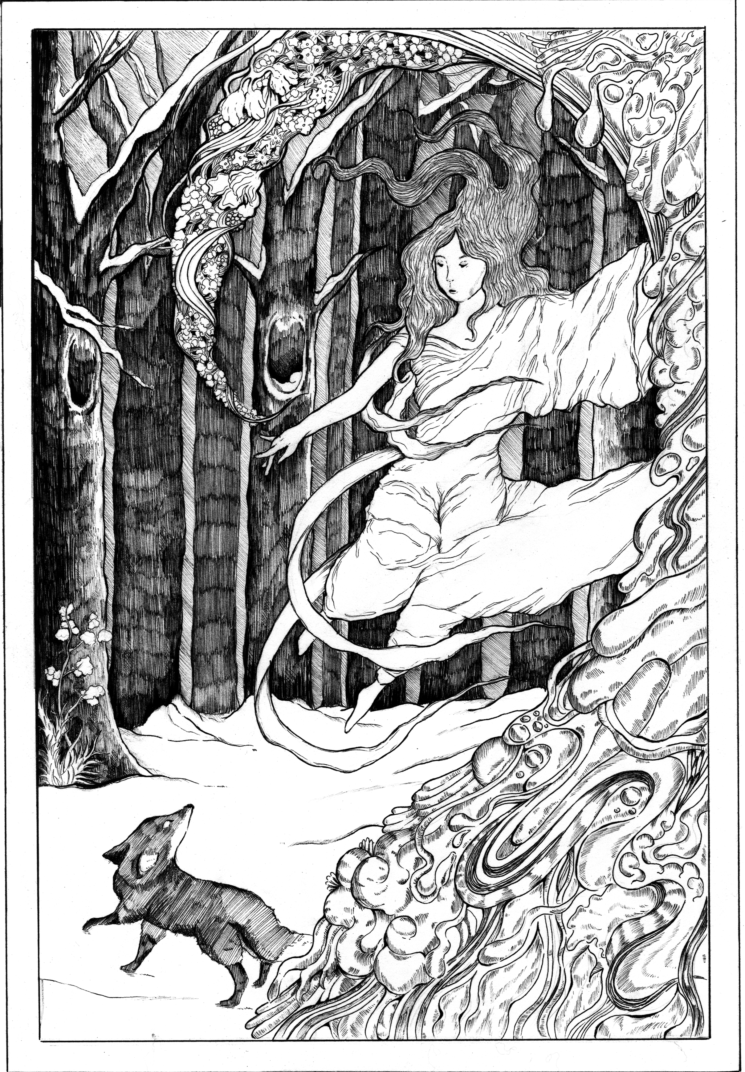 A Stroll Through Time (2025)
Pen and Ink