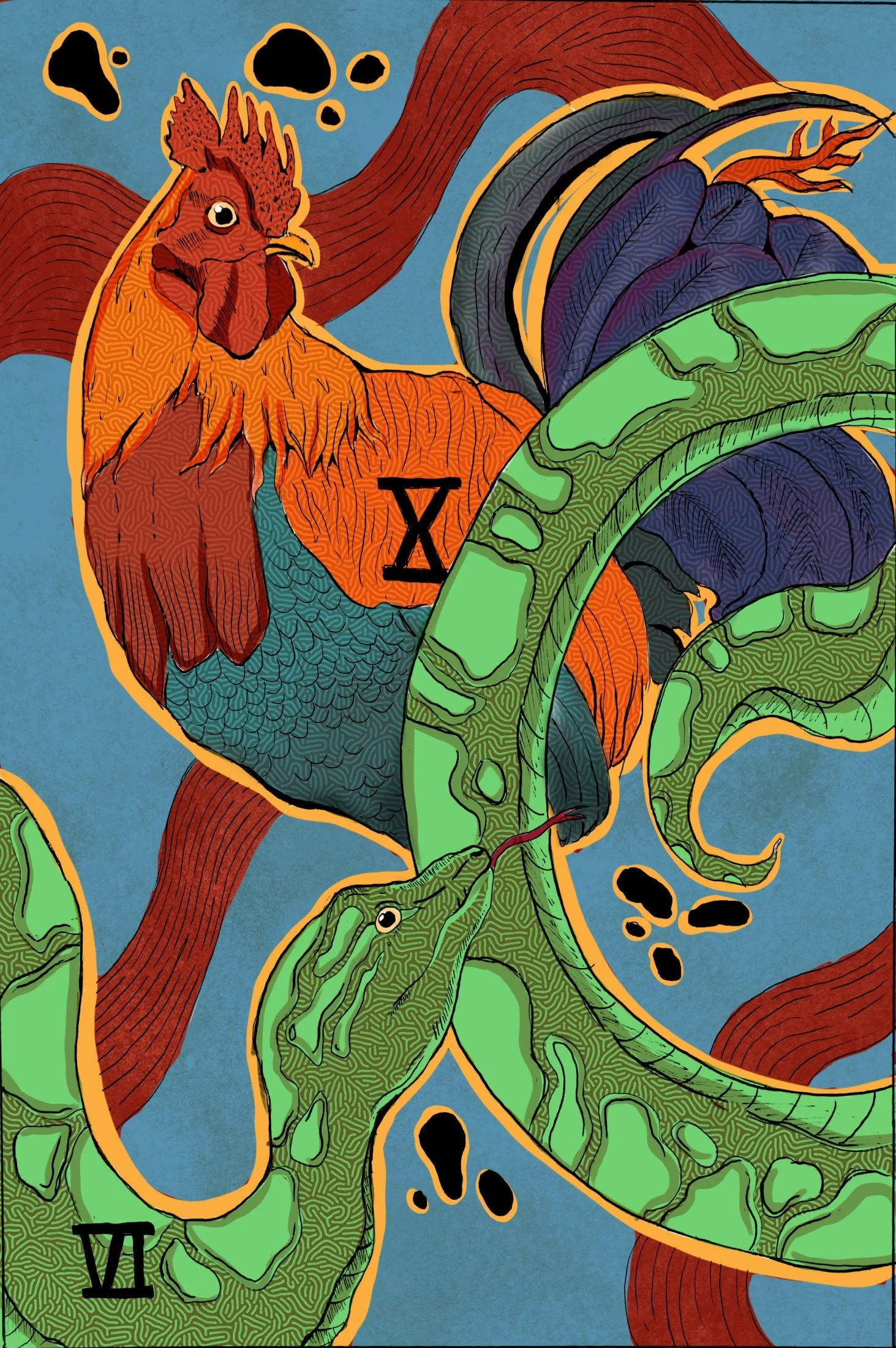 Zodiac Signs (2024)
Ink and Digital