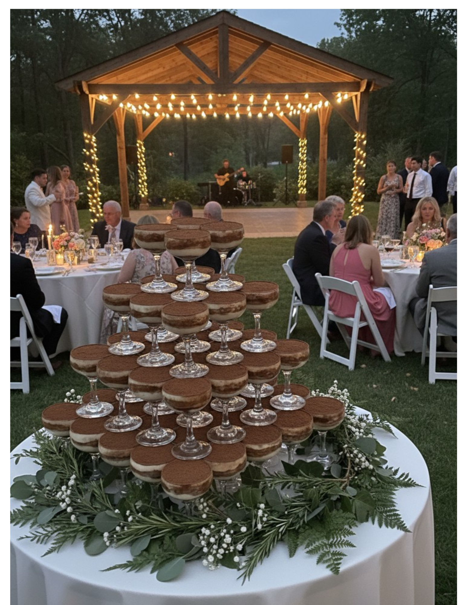 tiramisu tower