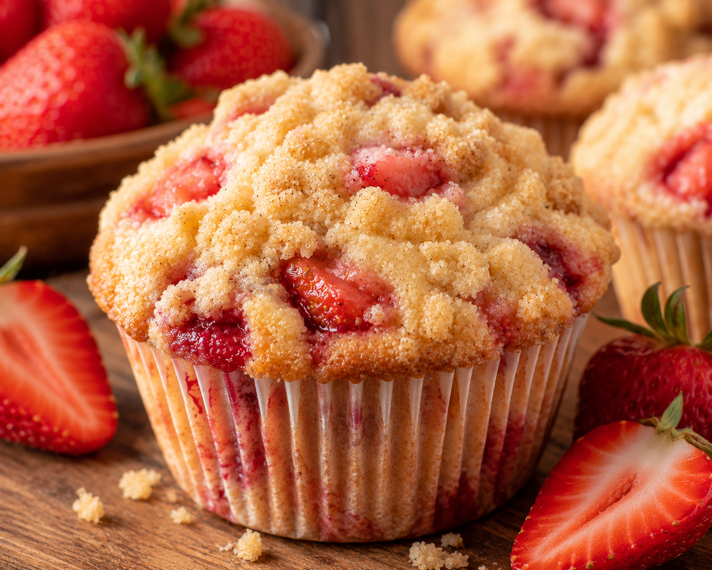 Strawberry Harbor Muffin