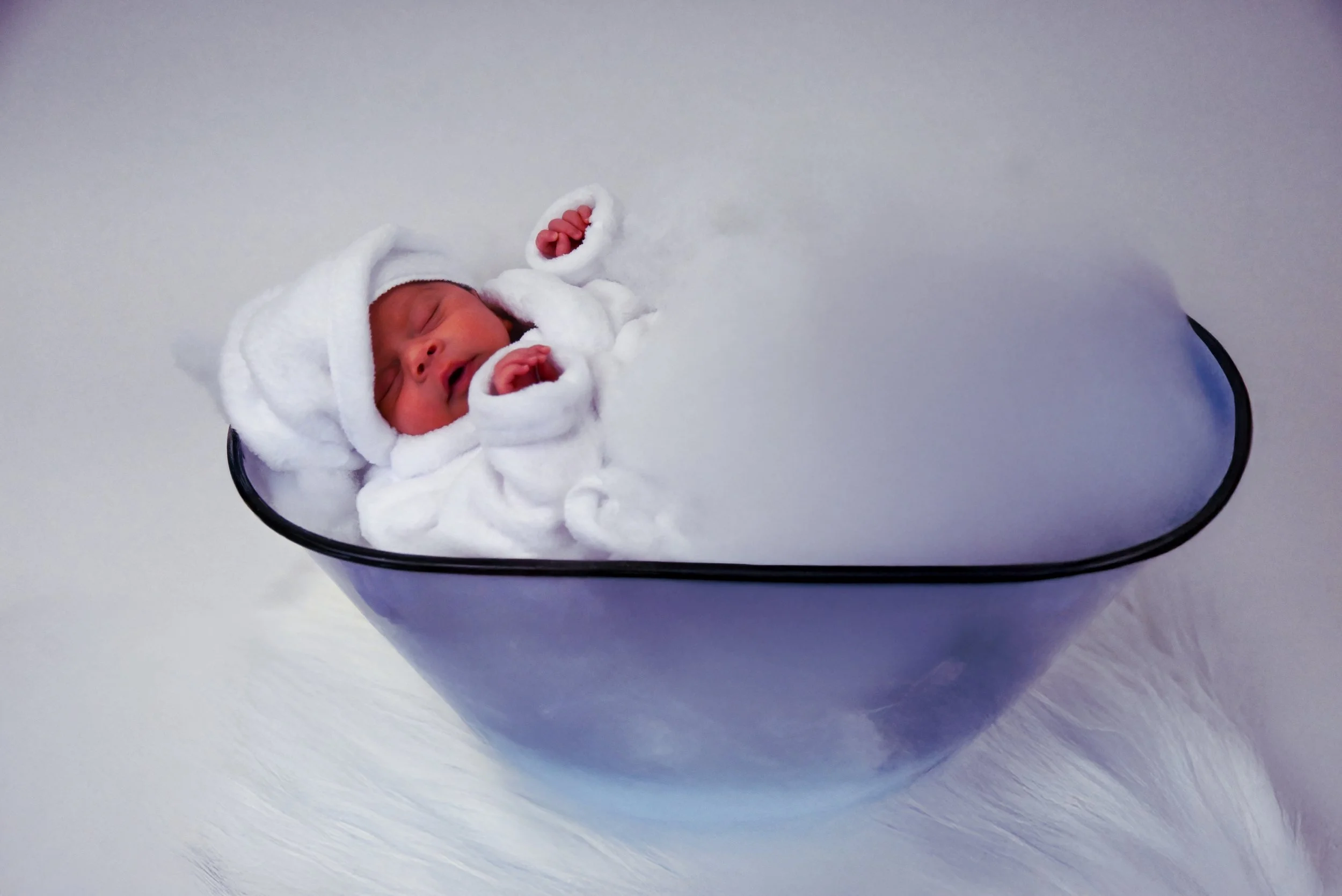 Newborn photography session at GEA & Co Photography Studio in Thompson CT