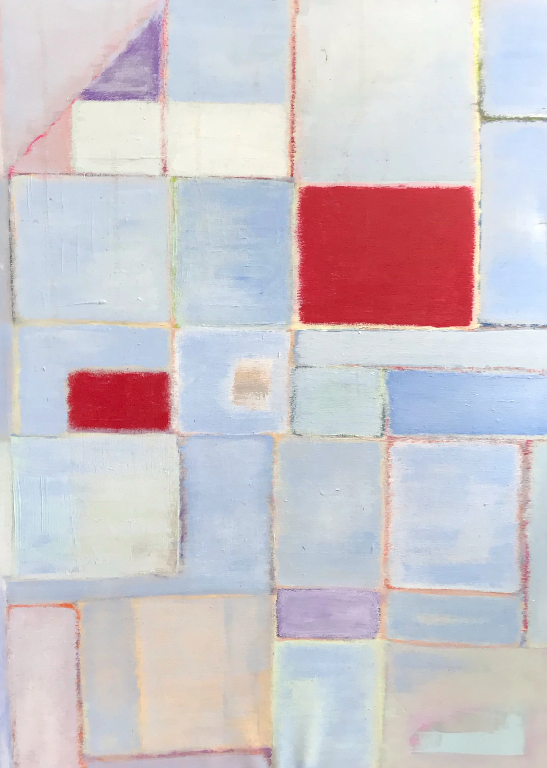 Grandmama slipped and died in the bathroom, 70x50, acrylic on canvas