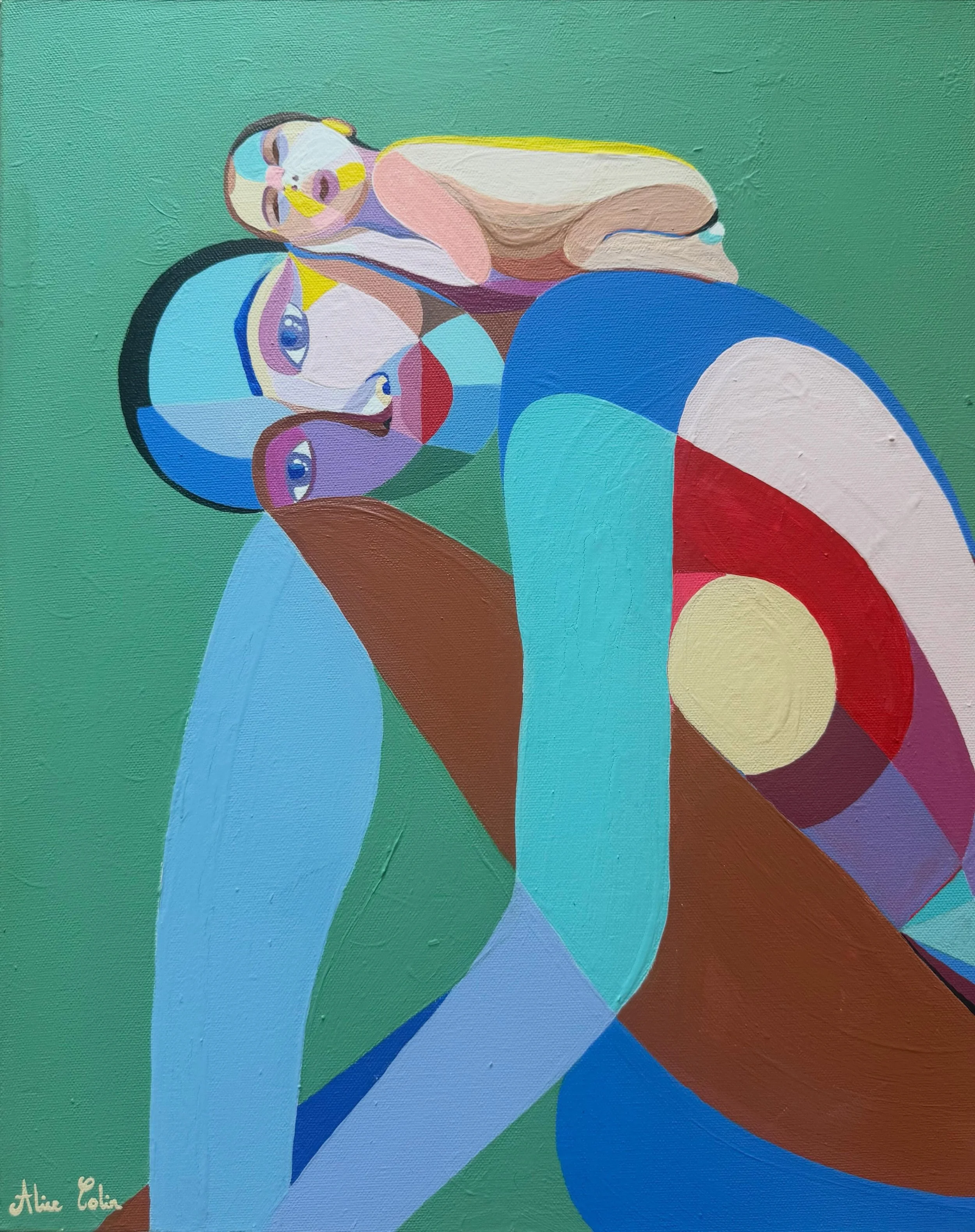 HAPPY MOTHERS&rsquo; DAY 💐

This piece has lived close to my heart since I painted it in 2022.
It holds a meaning that is very personal to me, one that keeps unfolding over time, just like motherhood itself.

On this Mother&rsquo;s Day, I keep think