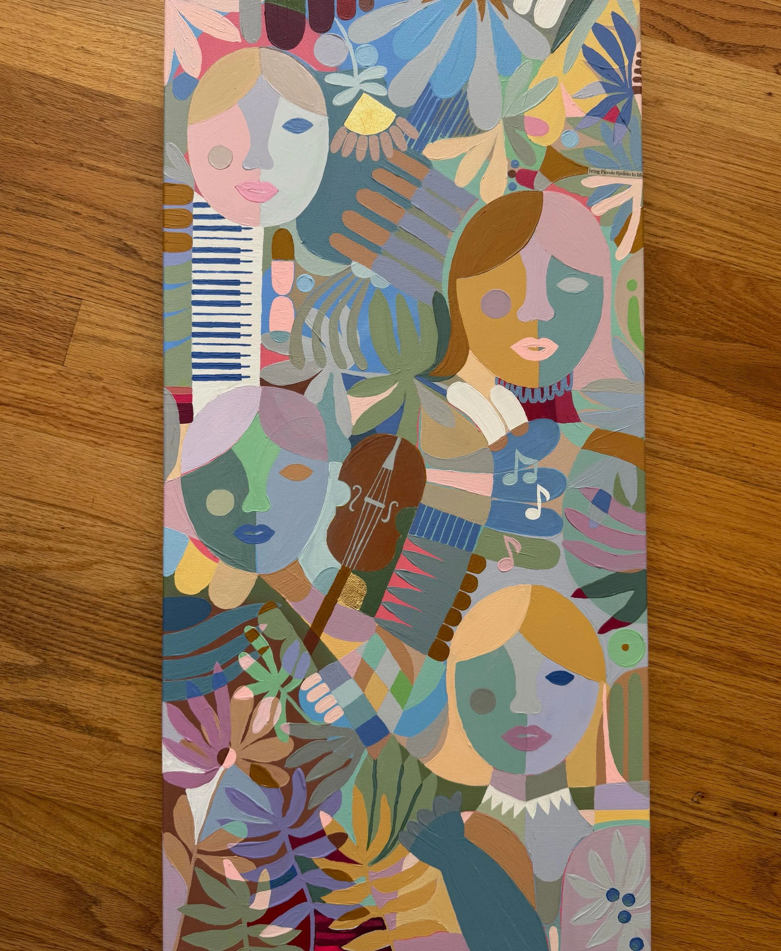 I&rsquo;ve absolutely loved creating this commission, one that carries so much meaning and was brought to life during the beautiful Piccolo Spoleto season.

Now this piece is living its best life in a gorgeous Charleston home, and I couldn&rsquo;t be