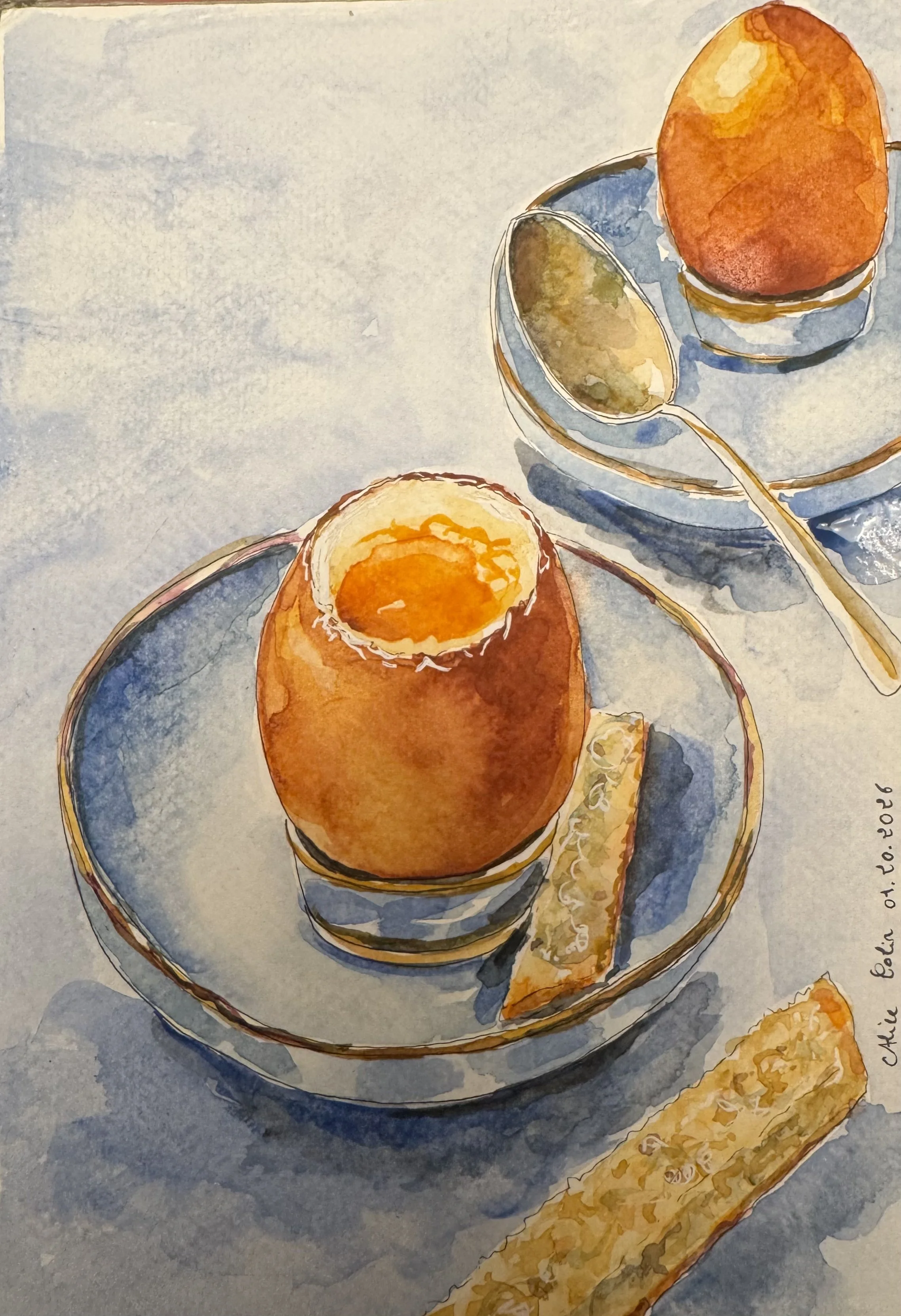 Oeufs à la coque