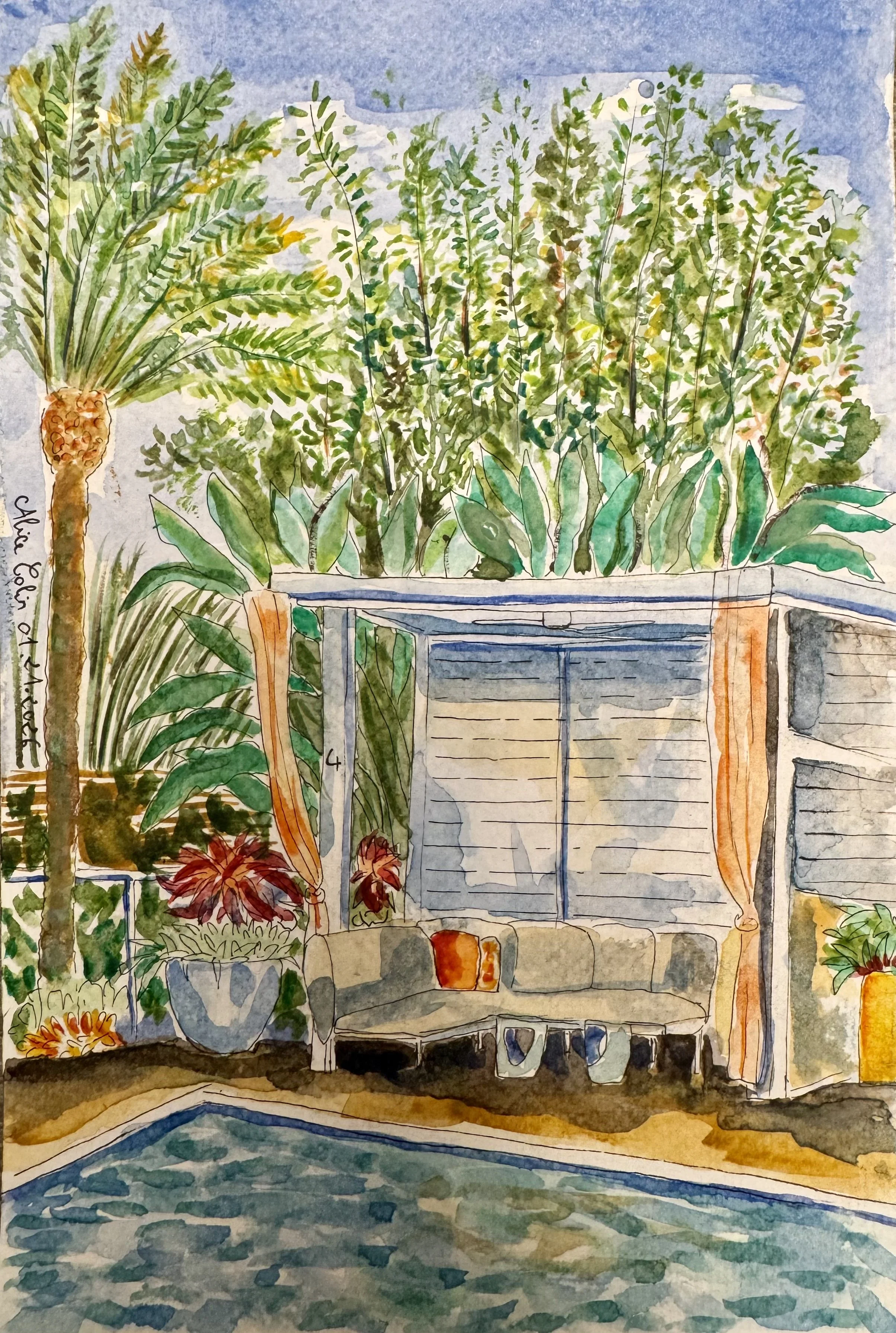 Poolside Cabana