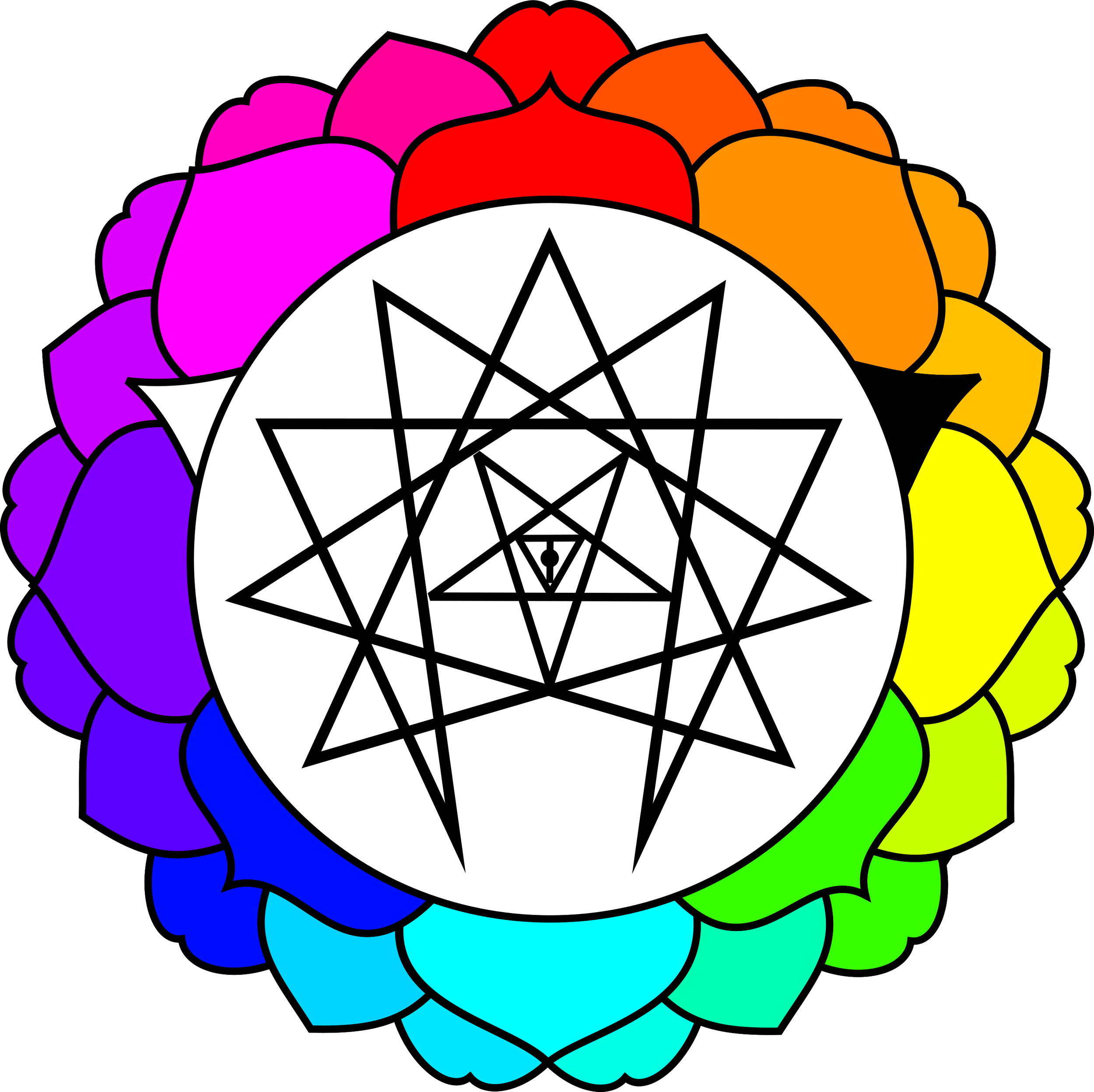 Nia Ain - Picture of the flower of emanation of Emanant Void Magick.