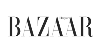 Harper's Bazaar logo in black text on a white background.