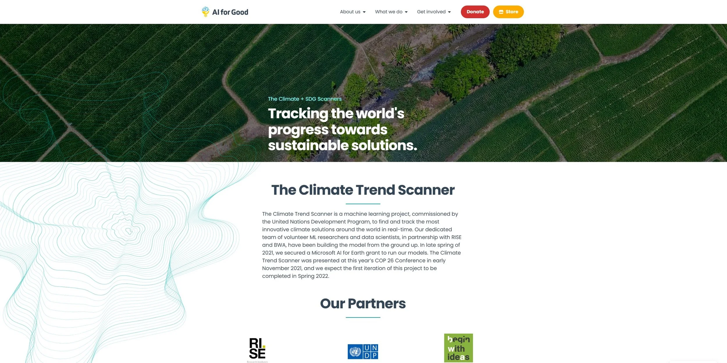 AI for Good climate trend scanner