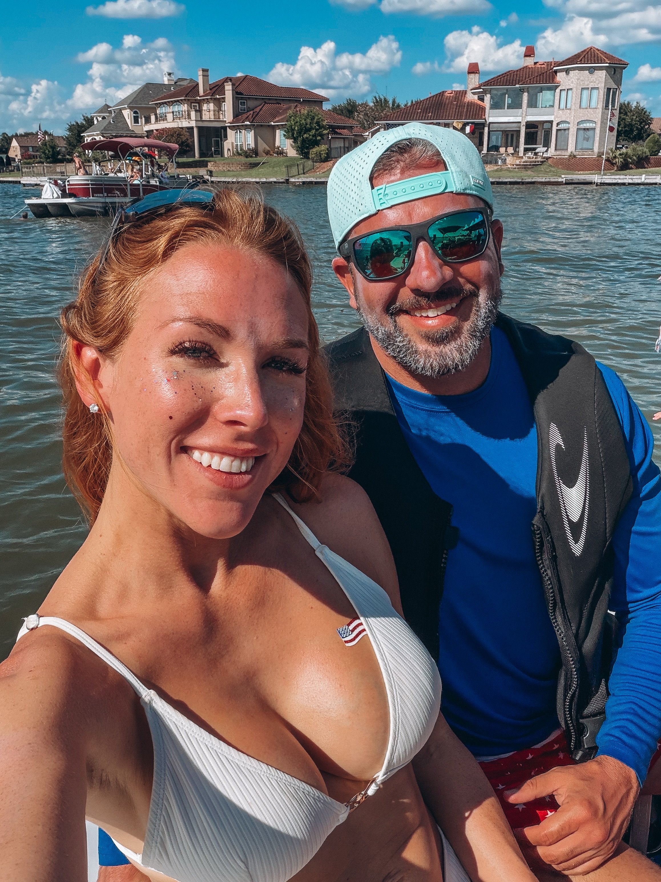 The best weekend with family and friends that feel like family ❤️🇺🇸✨🥂

Lake for the 4th! Happy birthday, America! 🇺🇸 
I hope y&rsquo;all had a fun and safe weekend celebrating and I wanted to load up a little snippet from a long weekend of havin