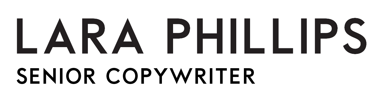 logo - Lara Phillips - Senior copywriter
