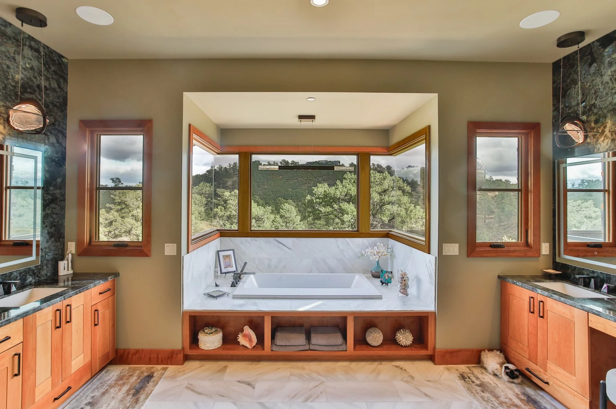 Michael Taylor bathroom design