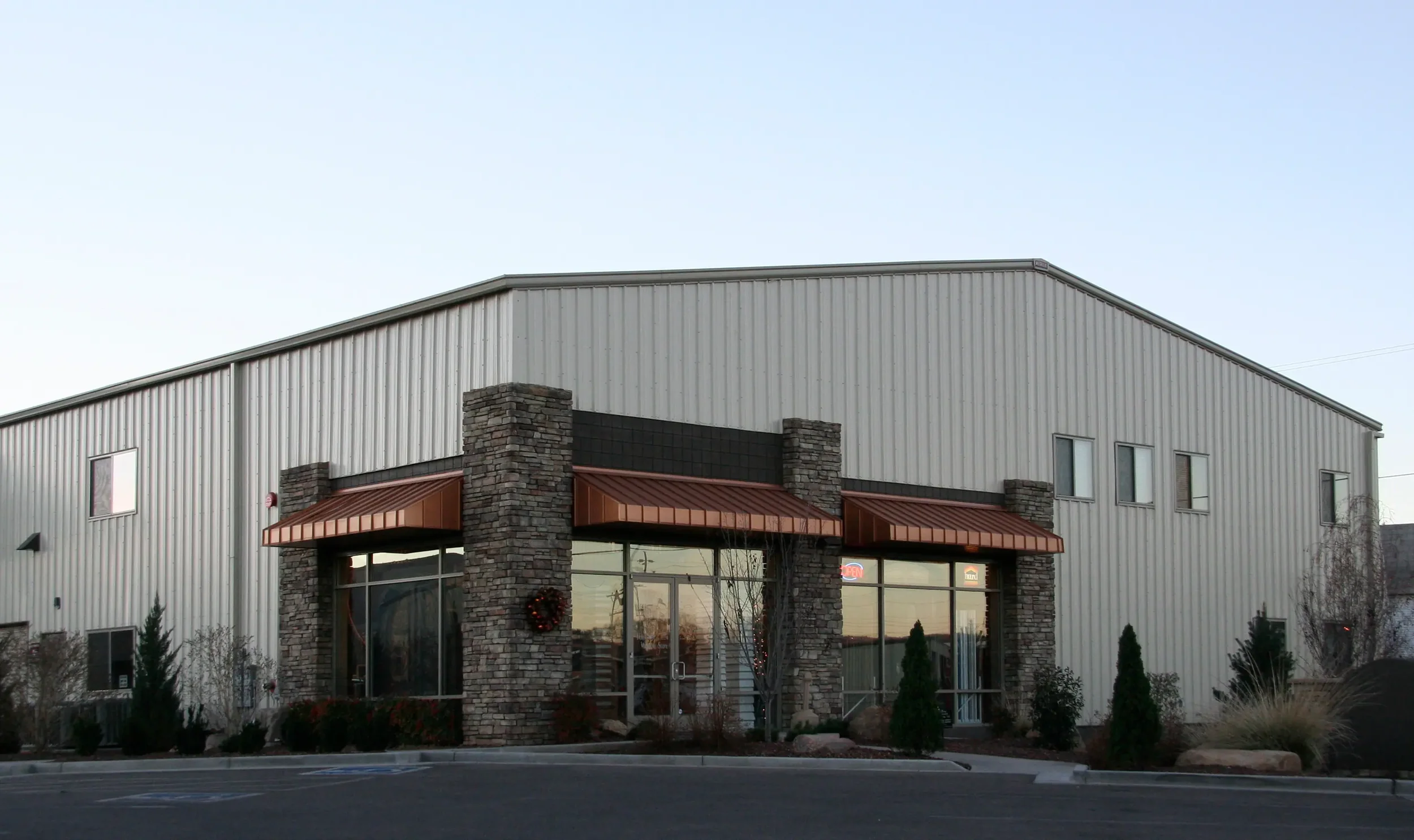 Michael Taylor designed building exterior