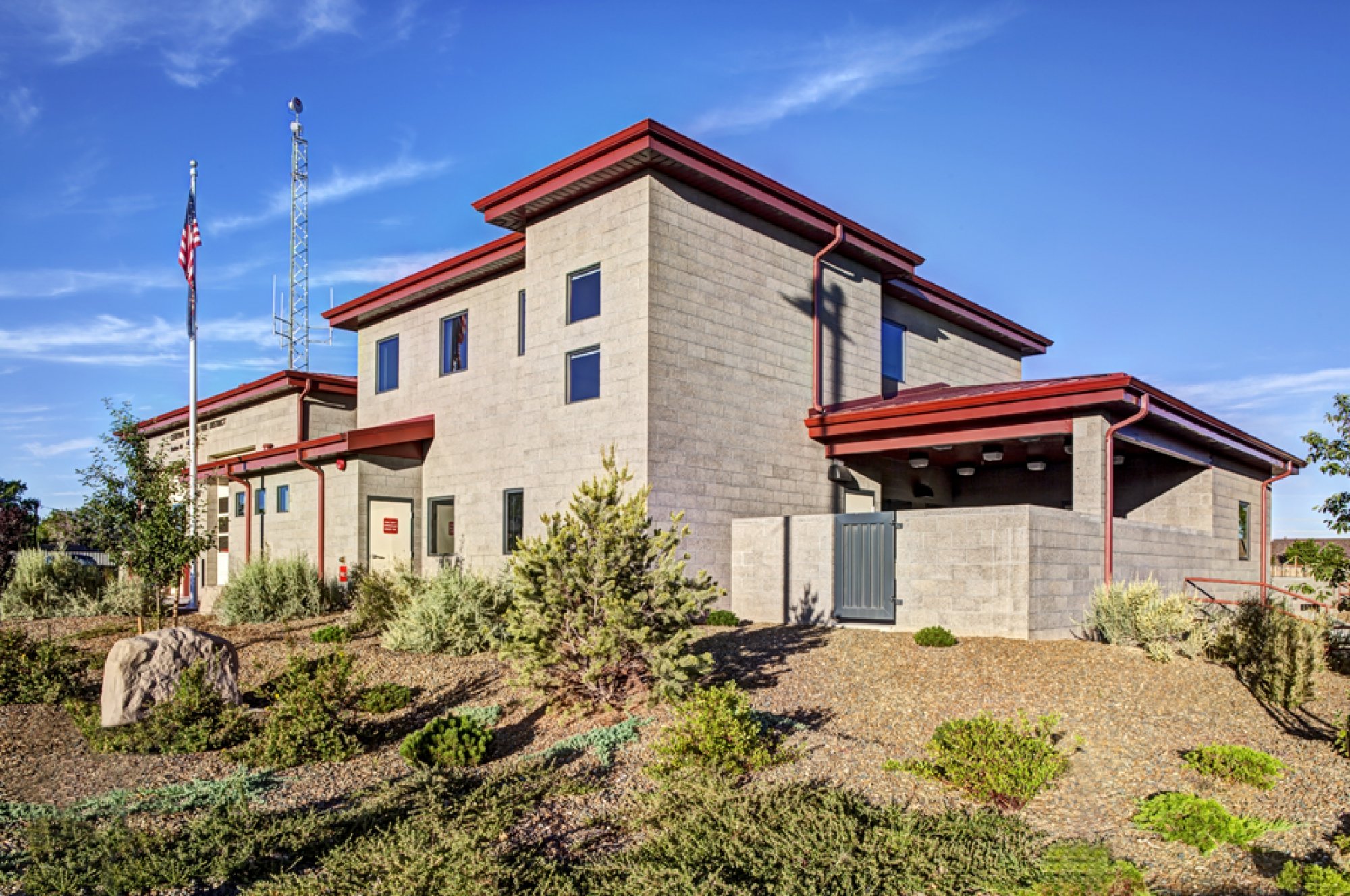 side view of Prescott fire station