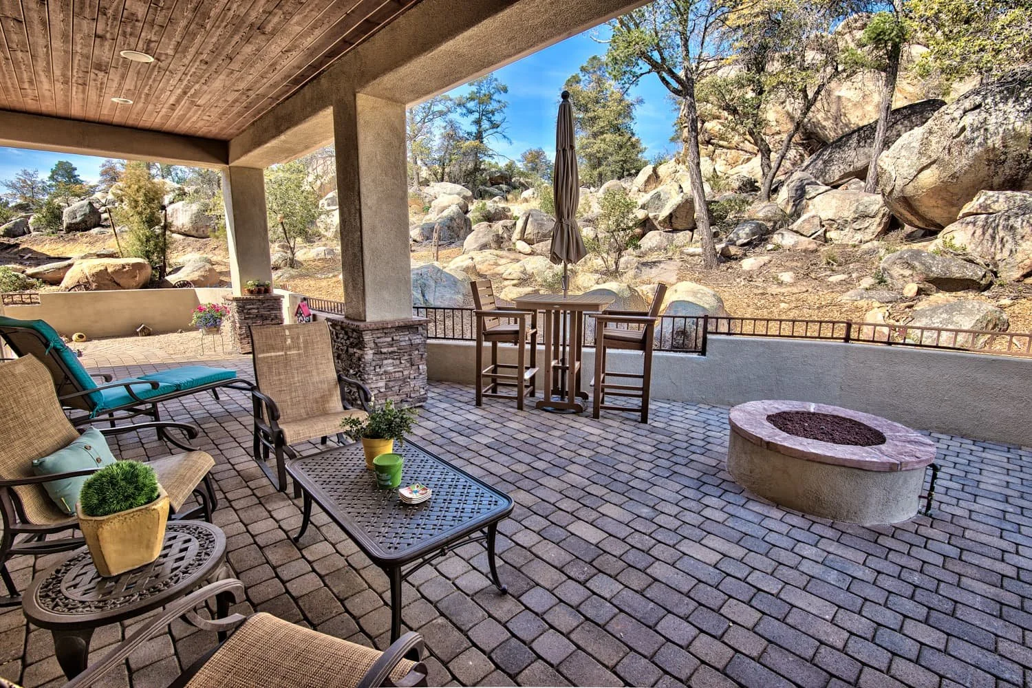 Michael Taylor back patio design