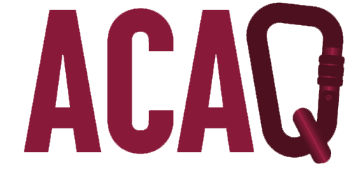 ACAC logo in maroon color with a stylized Q shape.