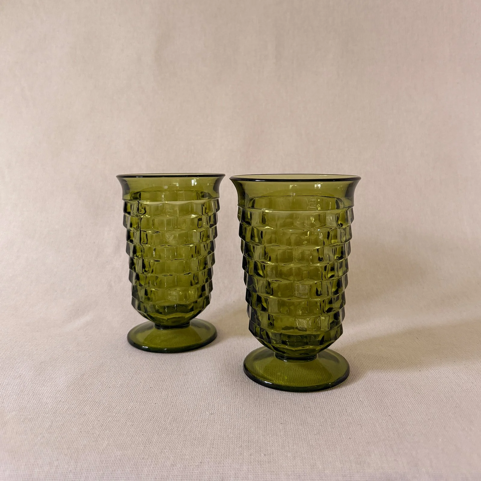 avocado green whitehall tumblers