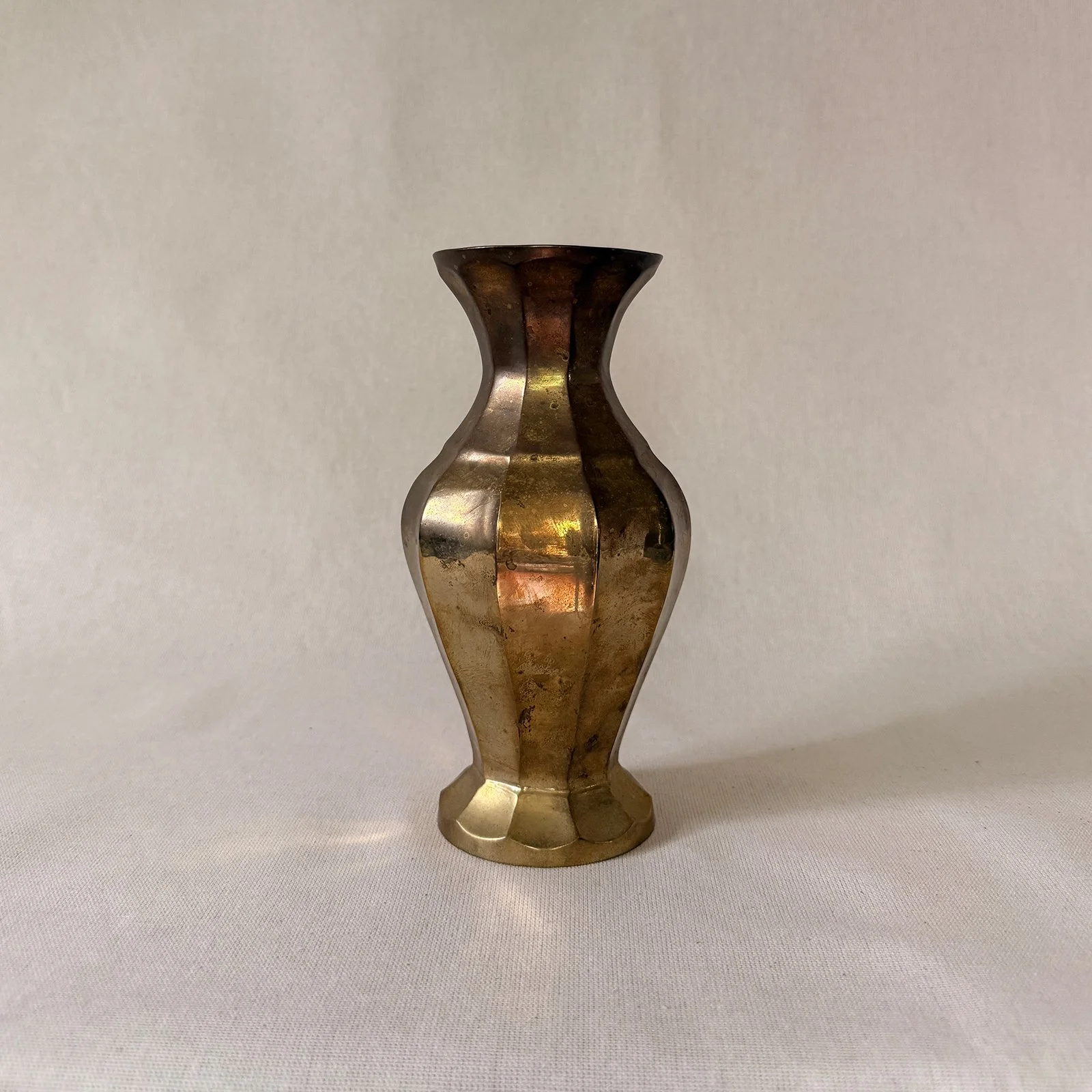 brass vase