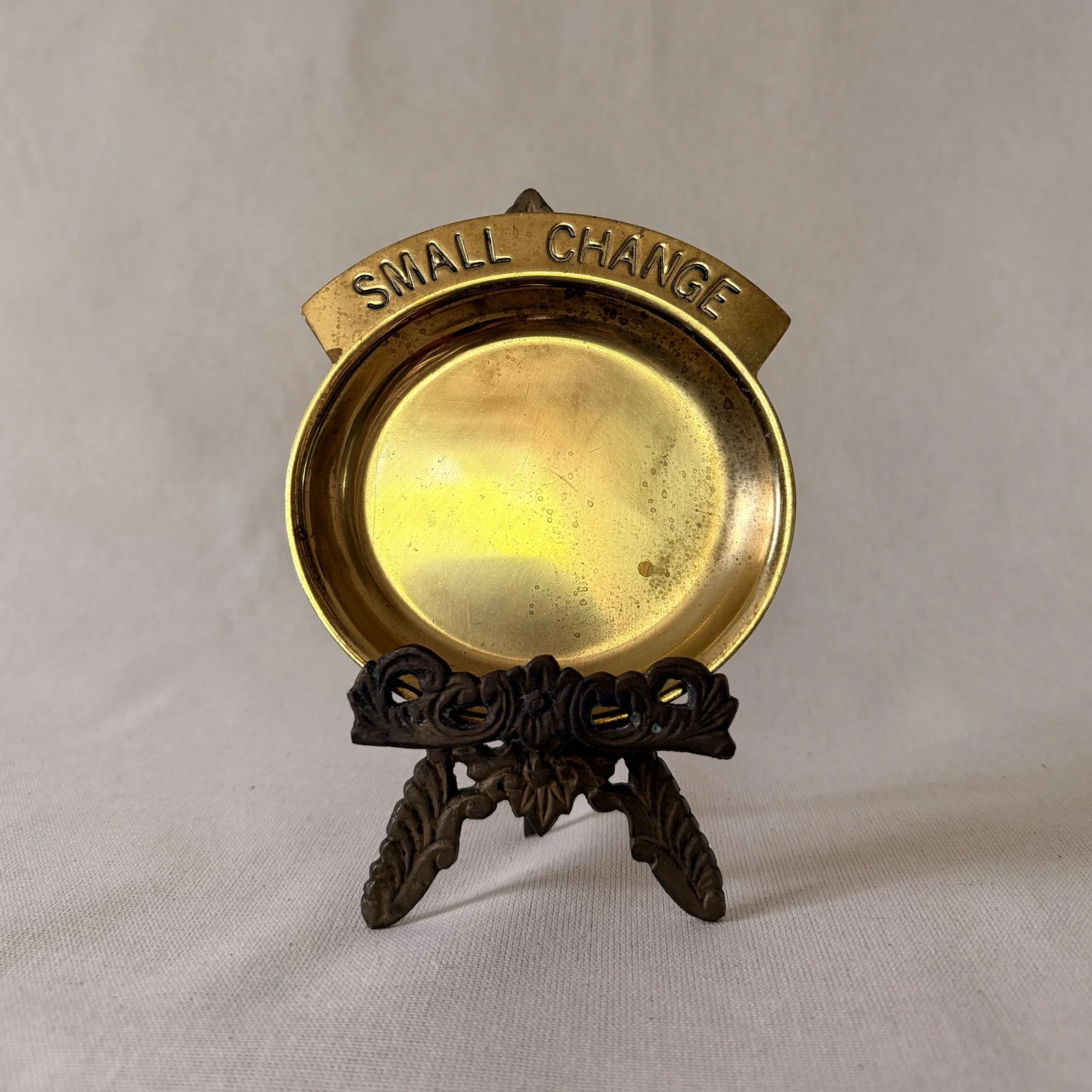 brass change dish