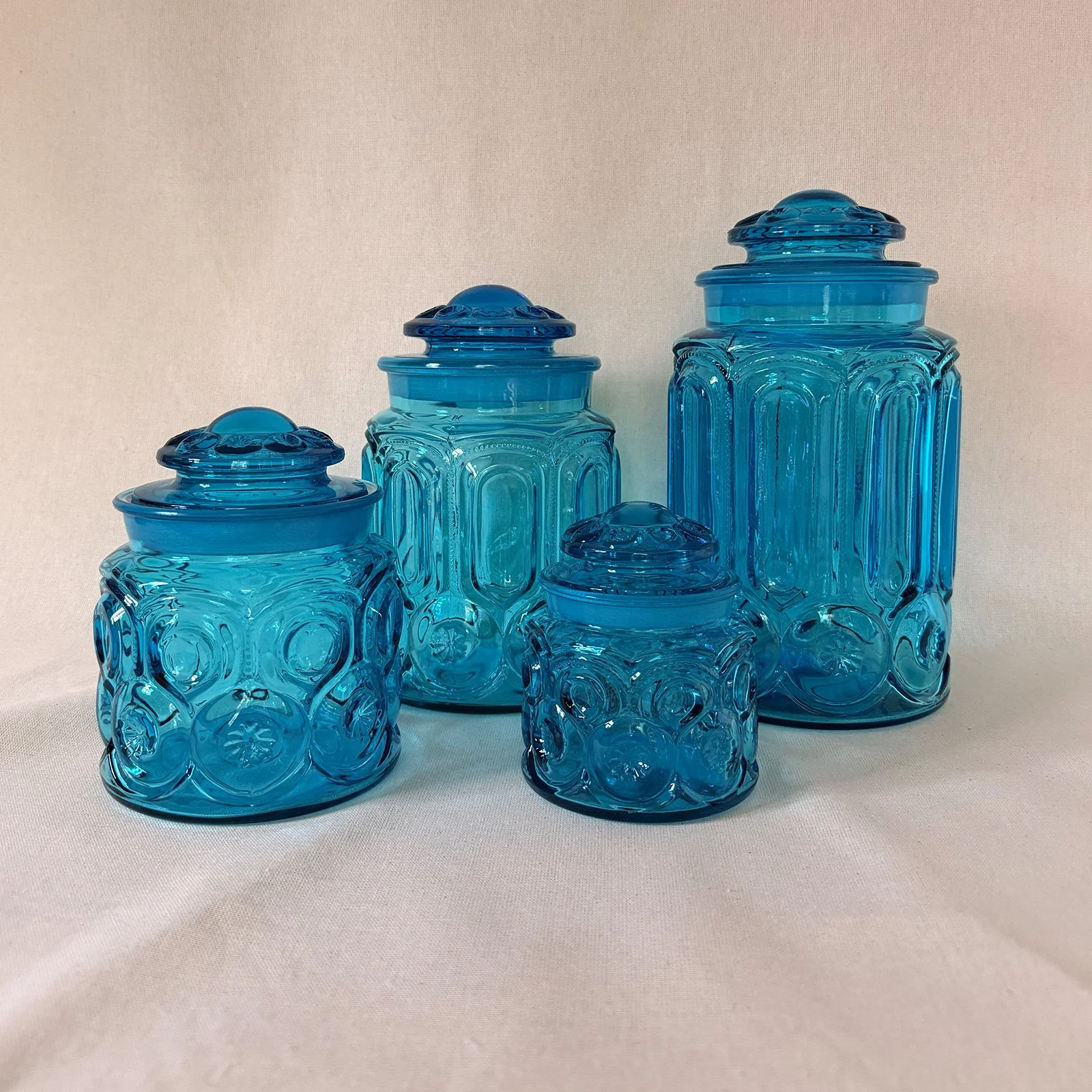 blue moon & stars canisters