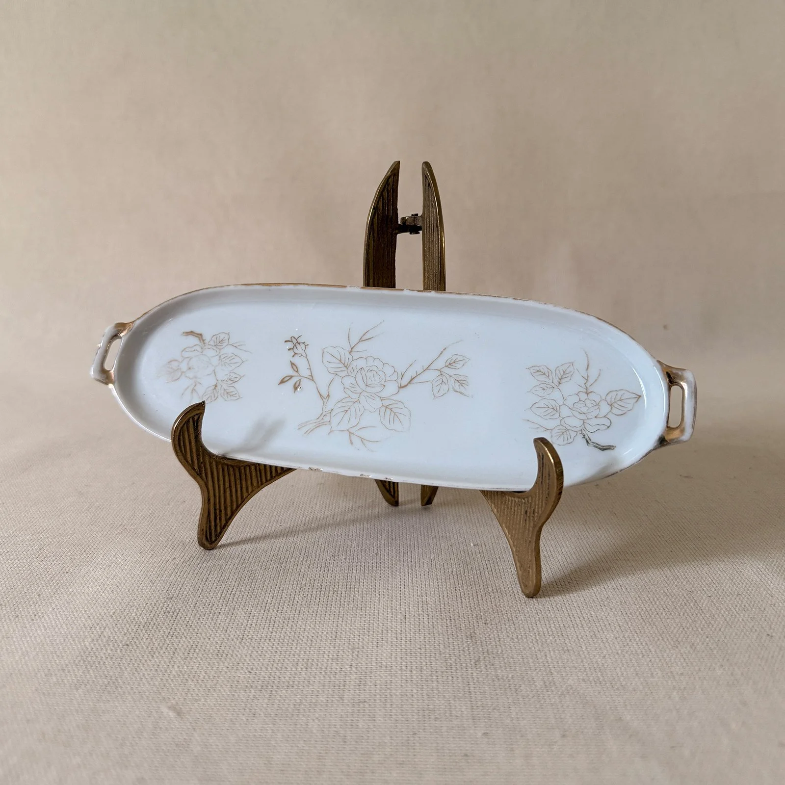 mini floral ceramic tray