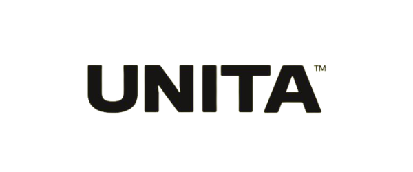 UNITA logo in black text on a white background.