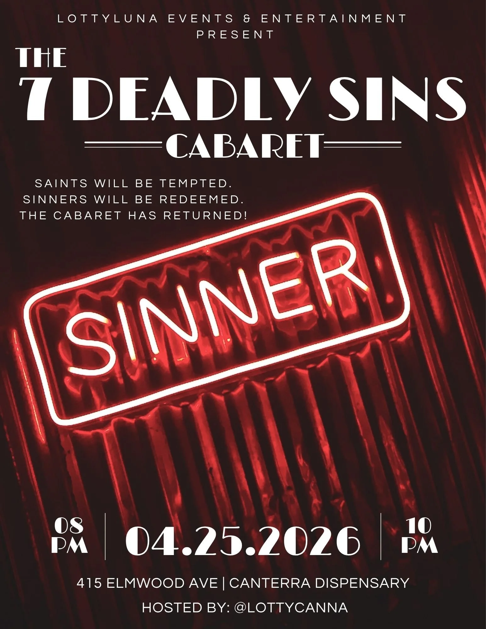 The 7 Deadly Sins Cabaret