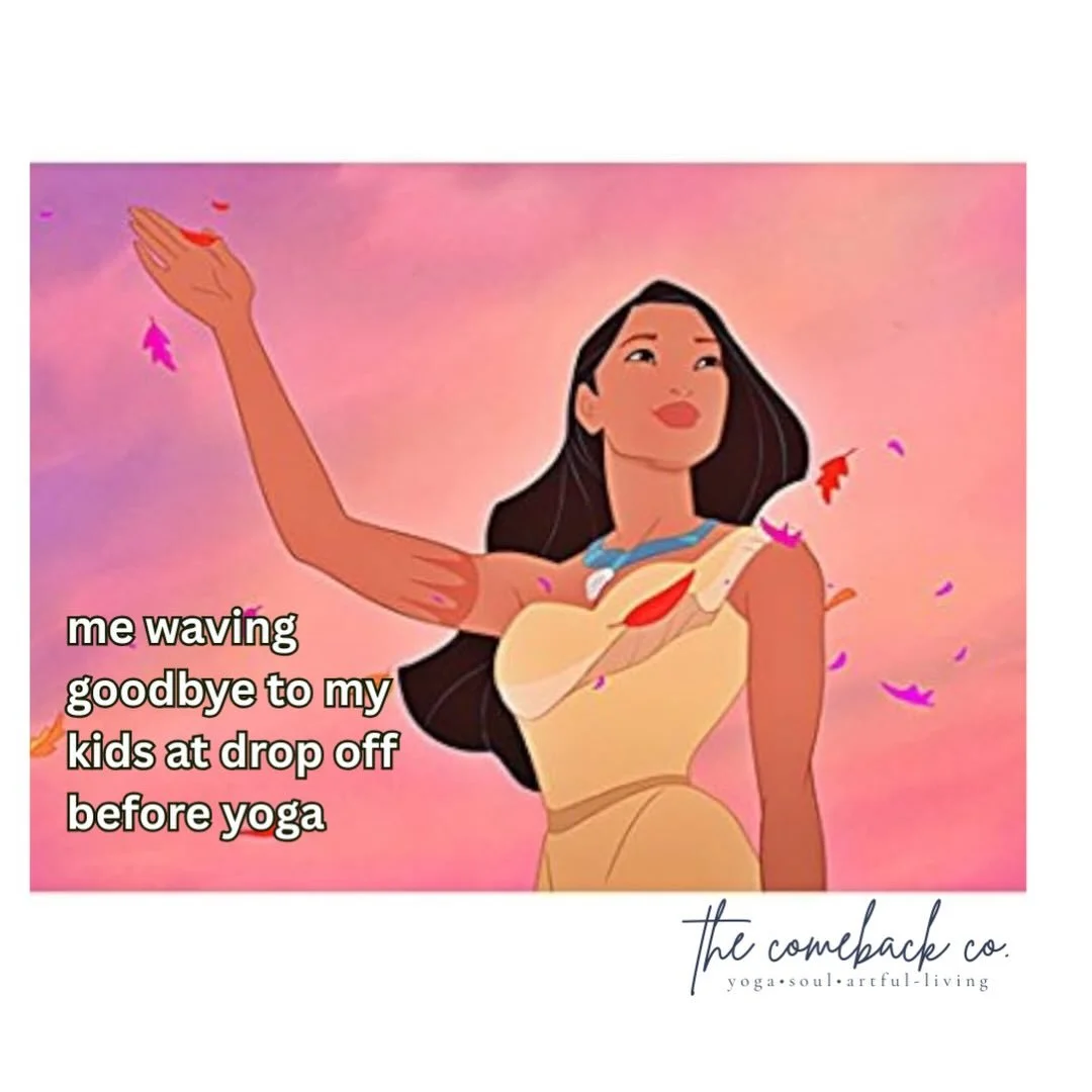 M E M E 😂 D R O P 

✨m a g i c a l ✨y o g a ✨m e m e s 

Looking forward to my restorative yoga class today at Metta and I can&rsquo;t help but see ALL of the connections to my yoga journey when I watch Disney movies with my kids 

I am always waiti