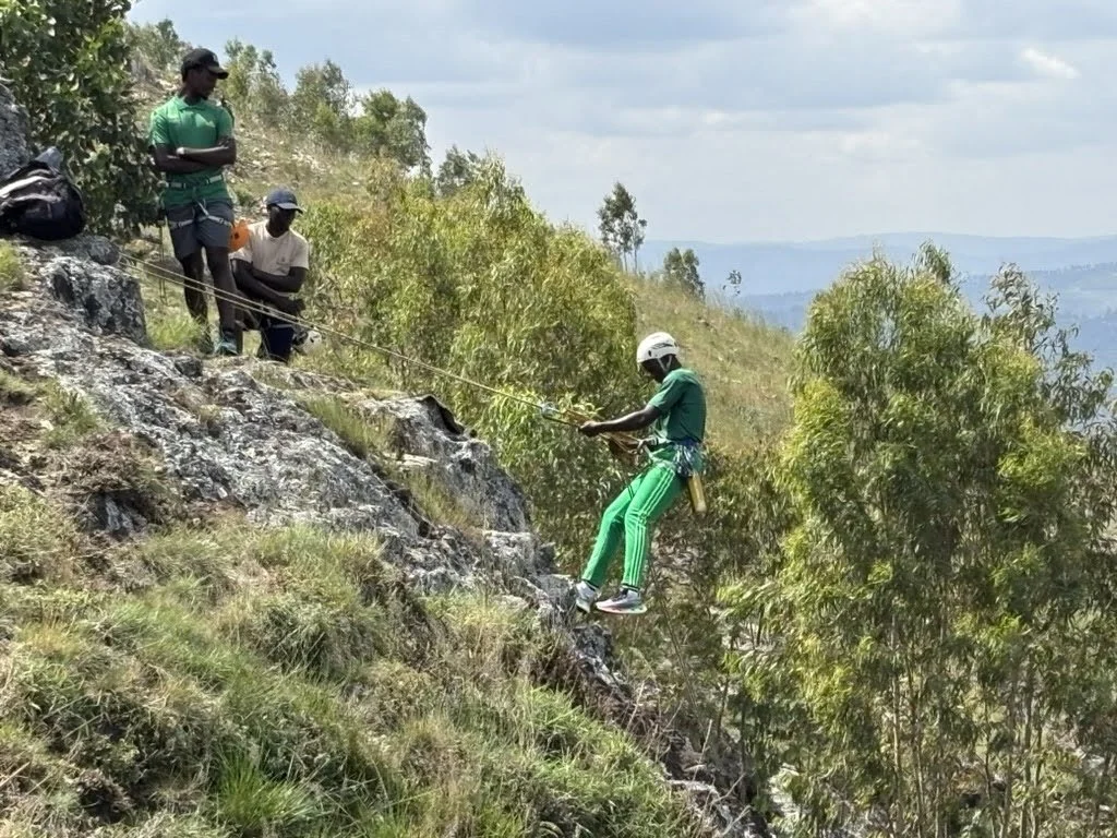 Rock climbing training - Rwanda June 2025