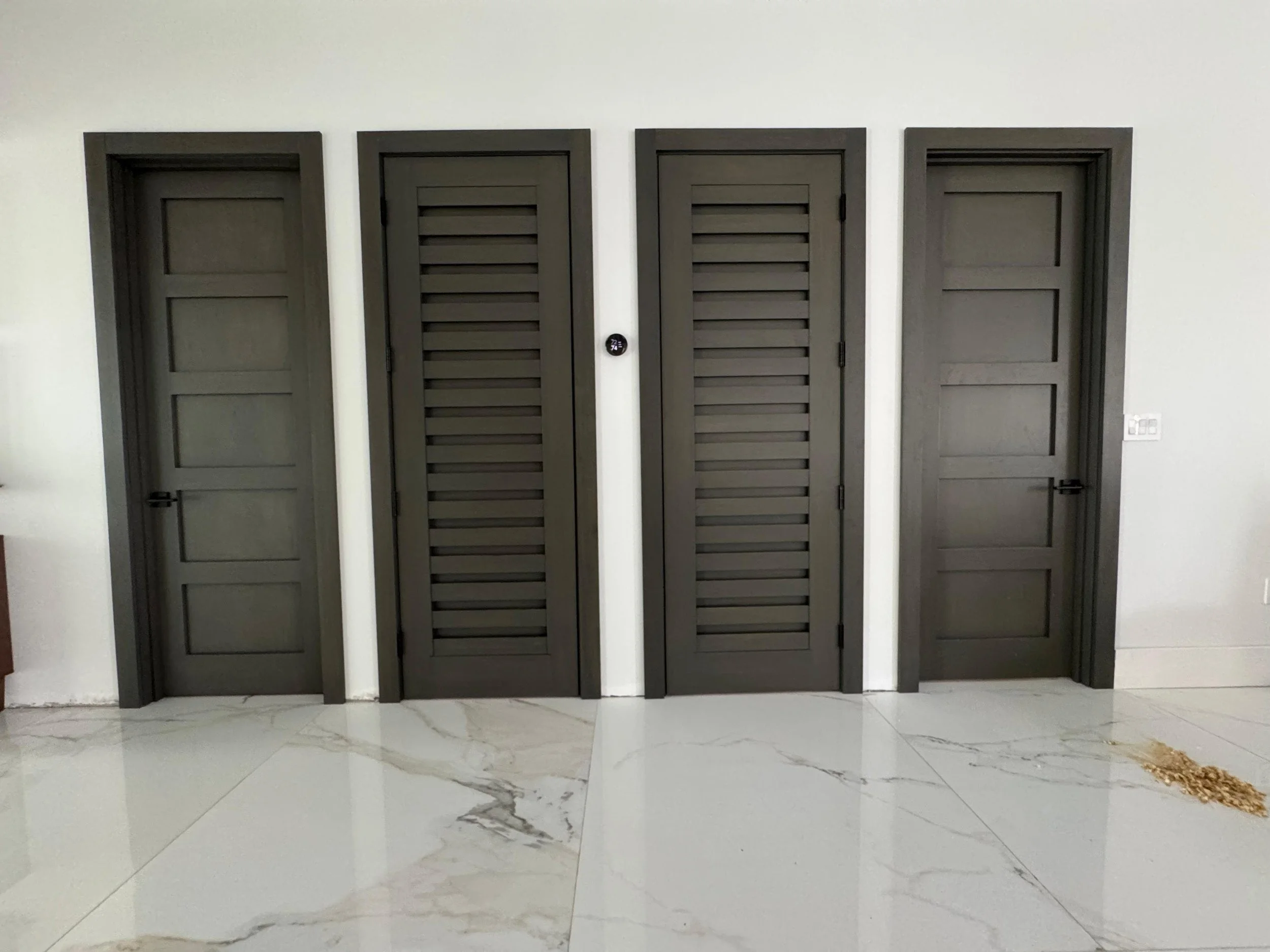 Interior Set of Louvers & Doors