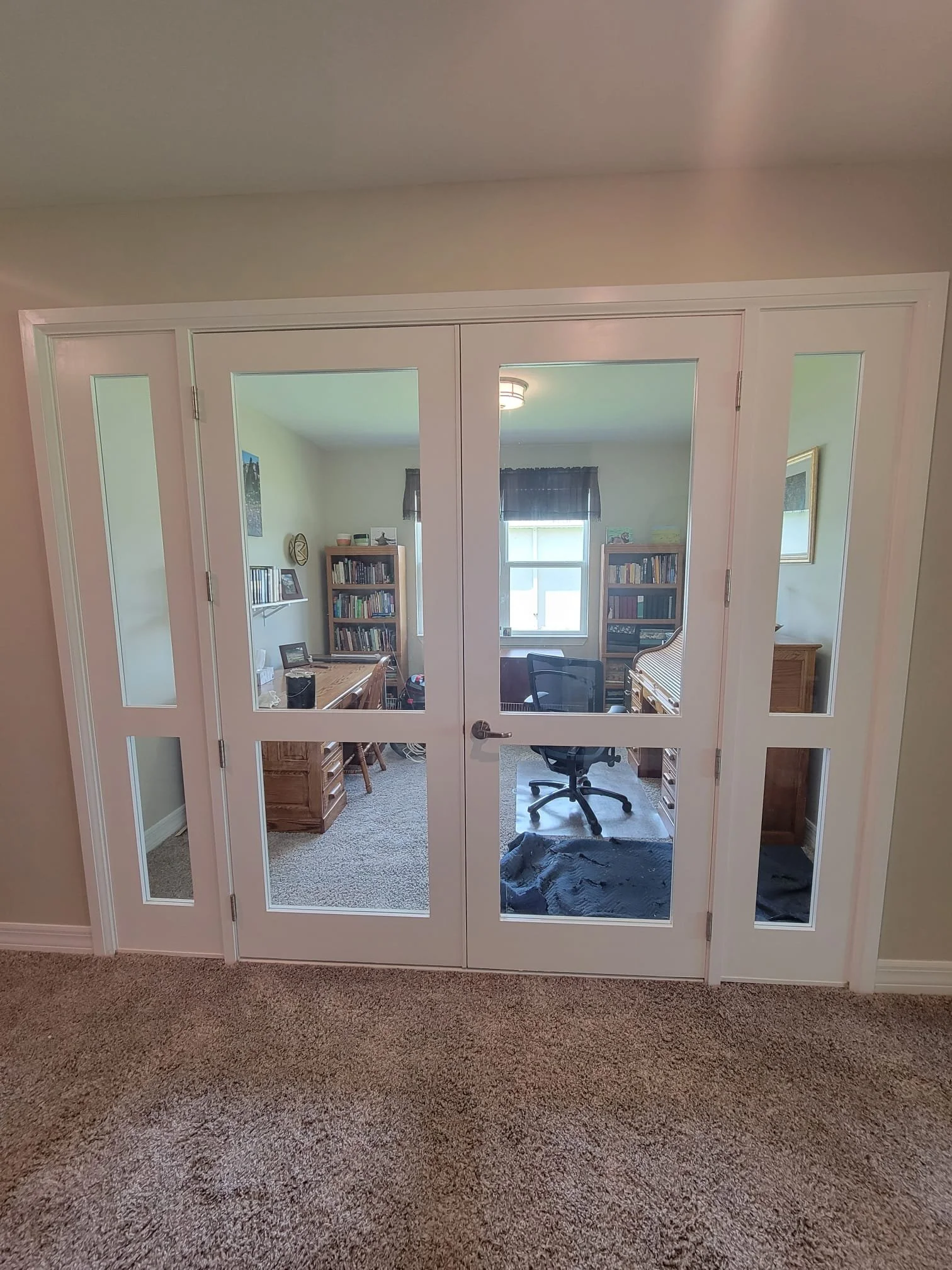 Double door unit with sidelights 2 panel 