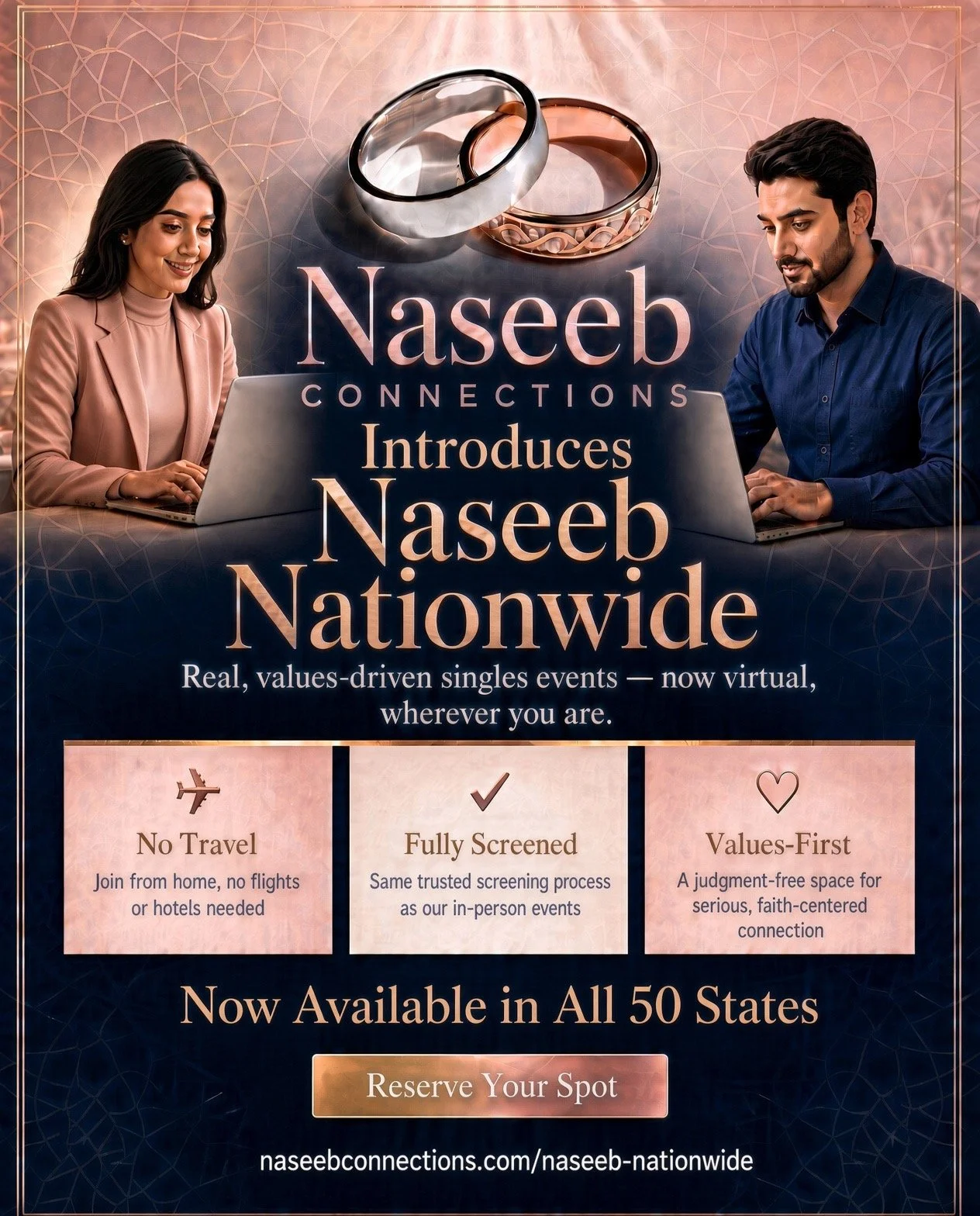Naseeb Nationwide virtual singles event