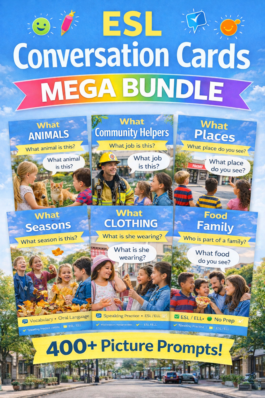 ESL Conversation Cards