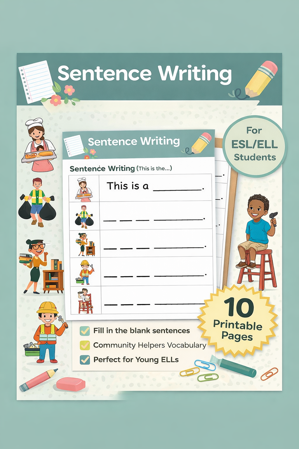 Sentence writing for ESL/ELL