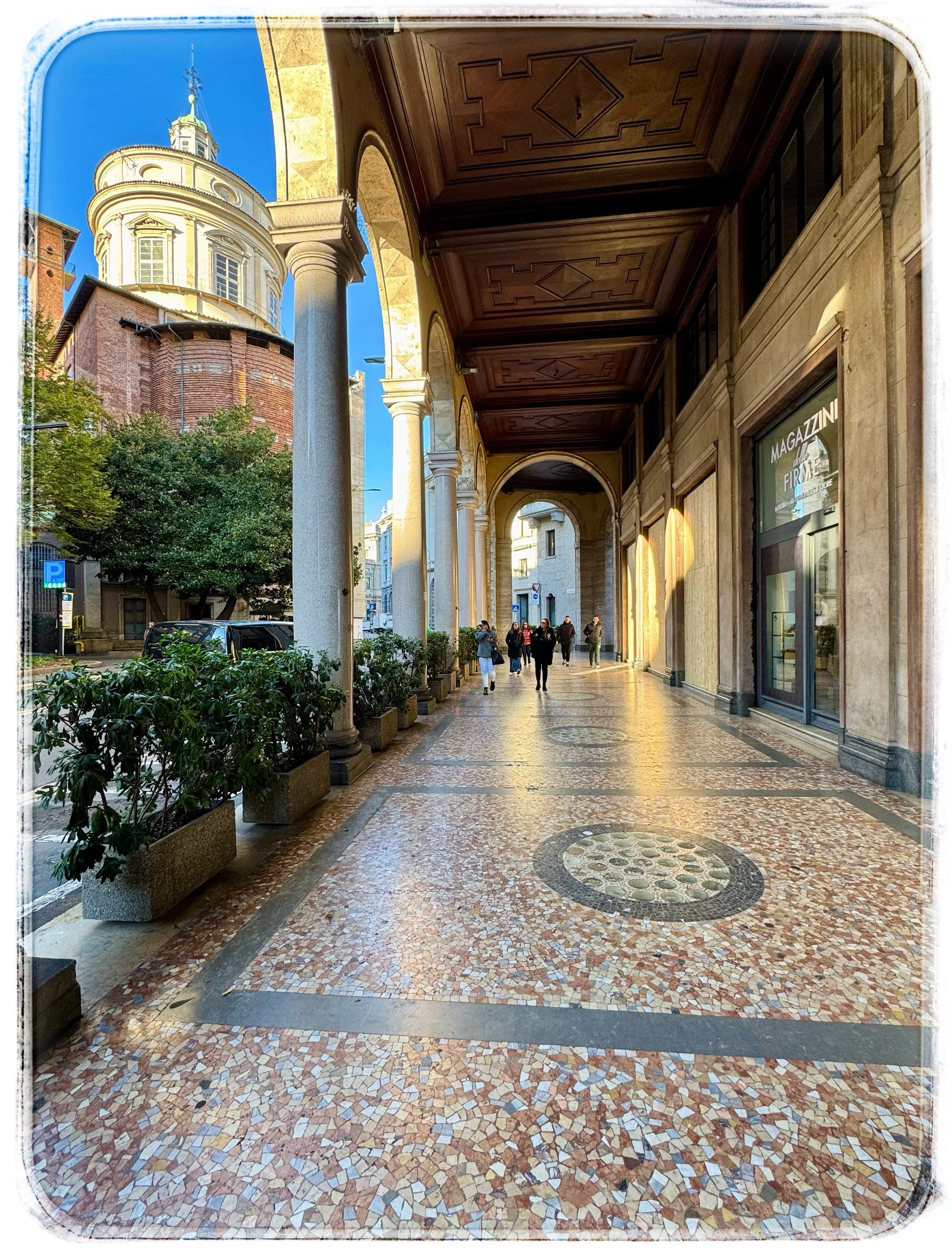 Milan is all about elegance, from the grandeur of its architecture to the smallest details: a perfectly made espresso, an impeccably dressed shop window, a hidden courtyard behind a heavy wooden door.

What stays with me most, though, is the people, 