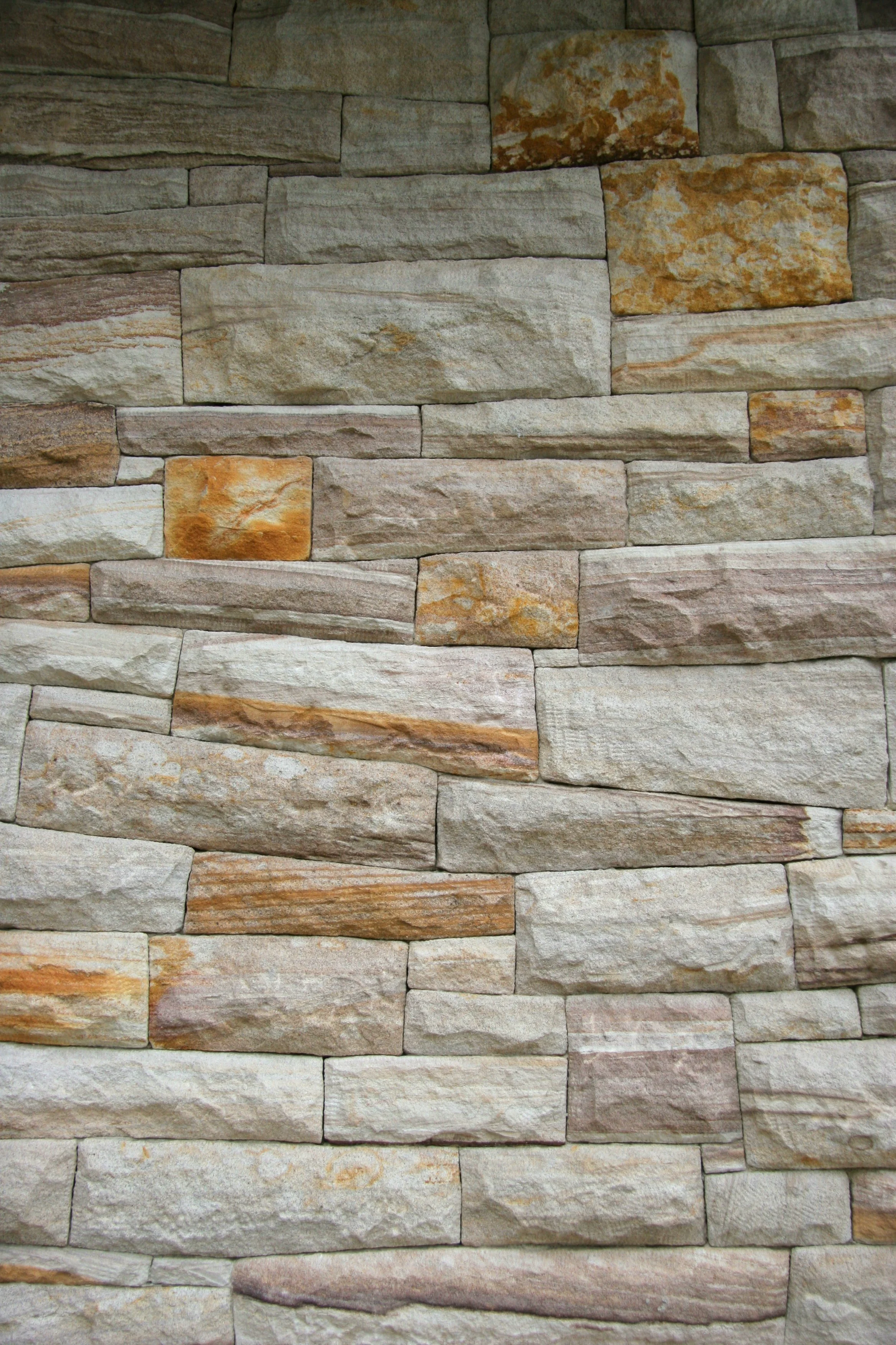 Stone retaining walls creating interesting lines and form
