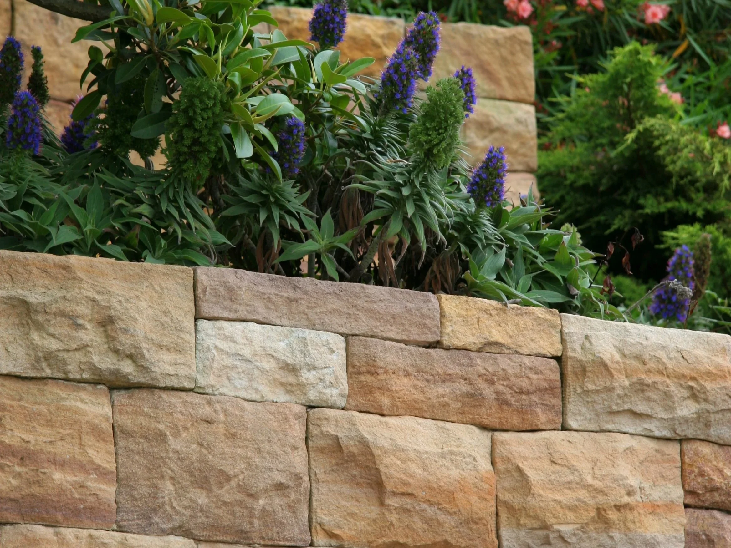 Stone softens with considered planting
